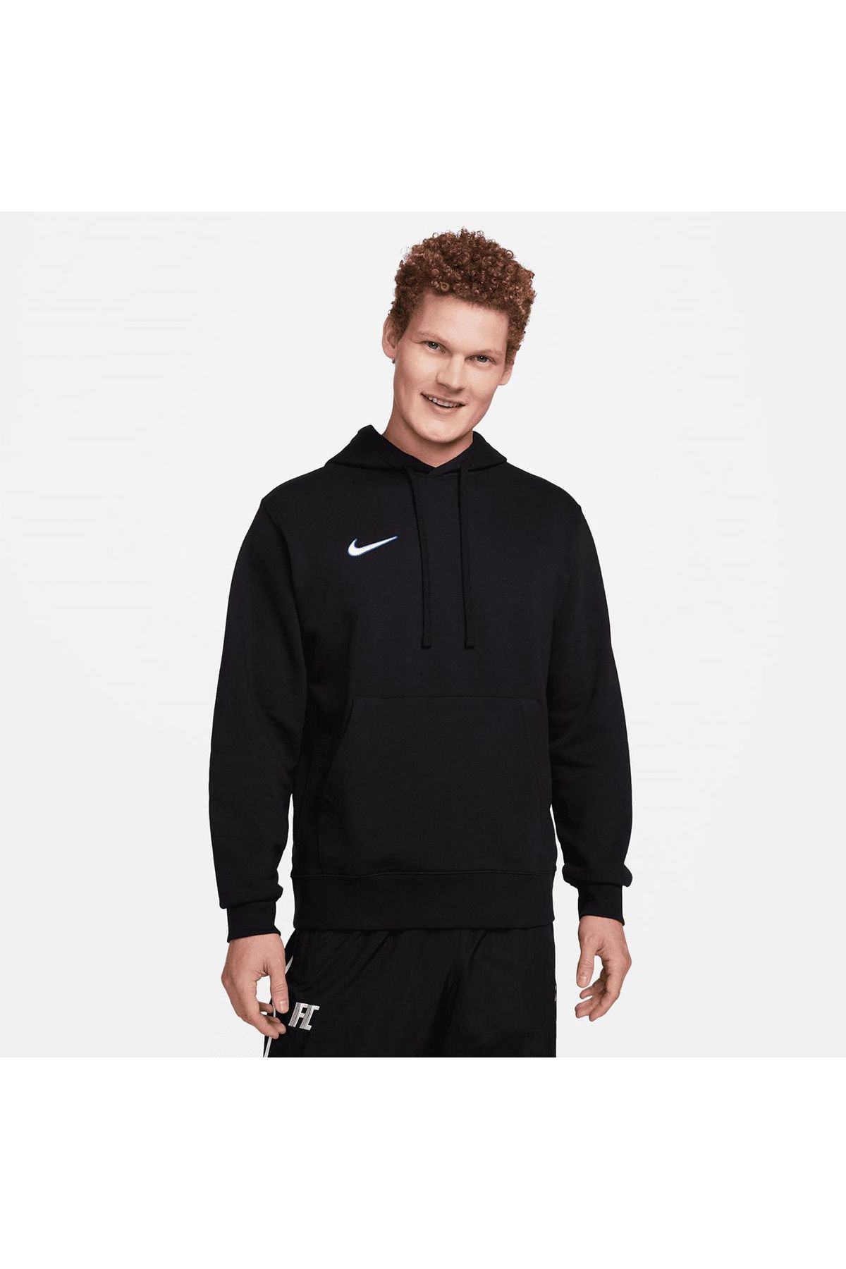 Nike Pullover Erkek Siyah Kapüşonlu Sweatshirt