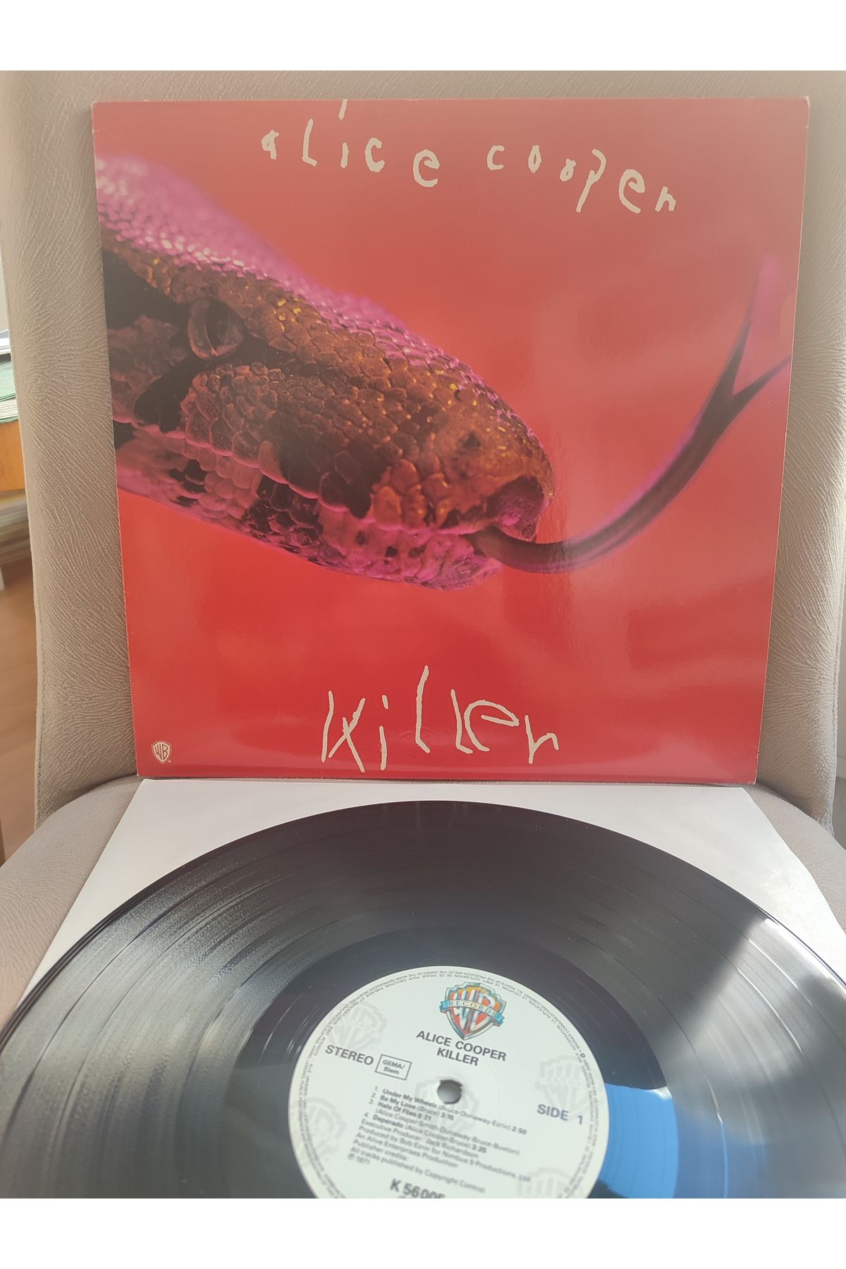 Plakperest ALICE COOPER - Killer 1972 Almanya Basım LP Plak 2.el