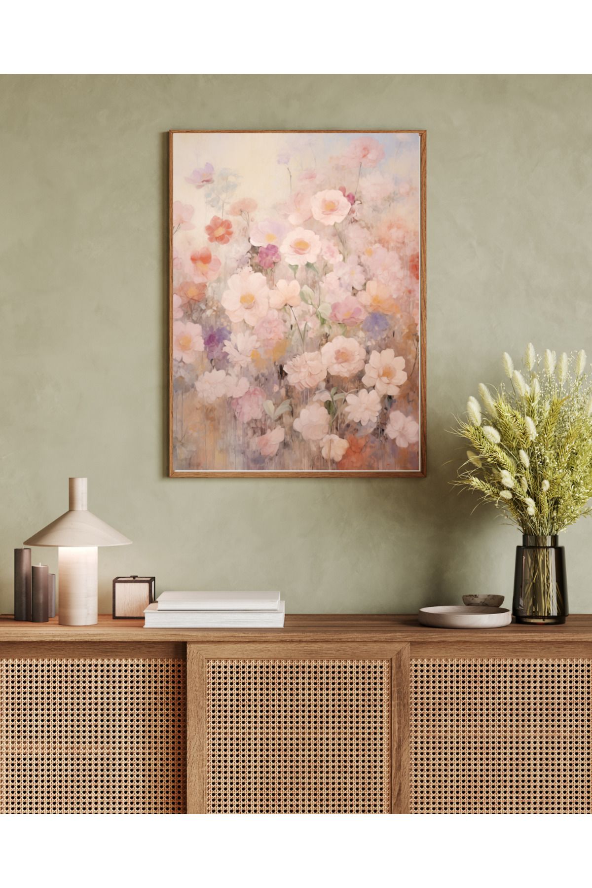 woodhomeworks tek parça salon ofis dekor tablo