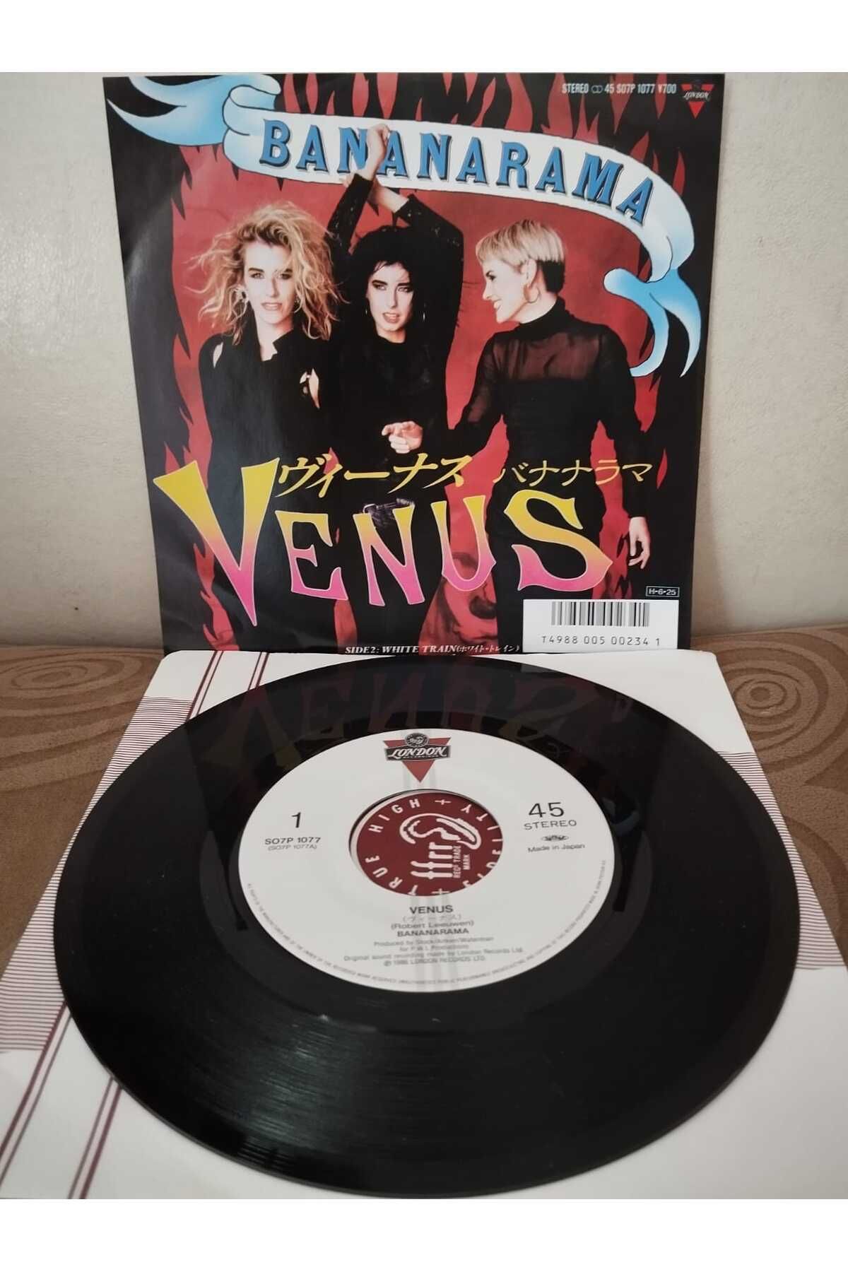 Plakperest Bananarama ‎– Venus - 1986 Japonya Basım 45lik Plak-2.El