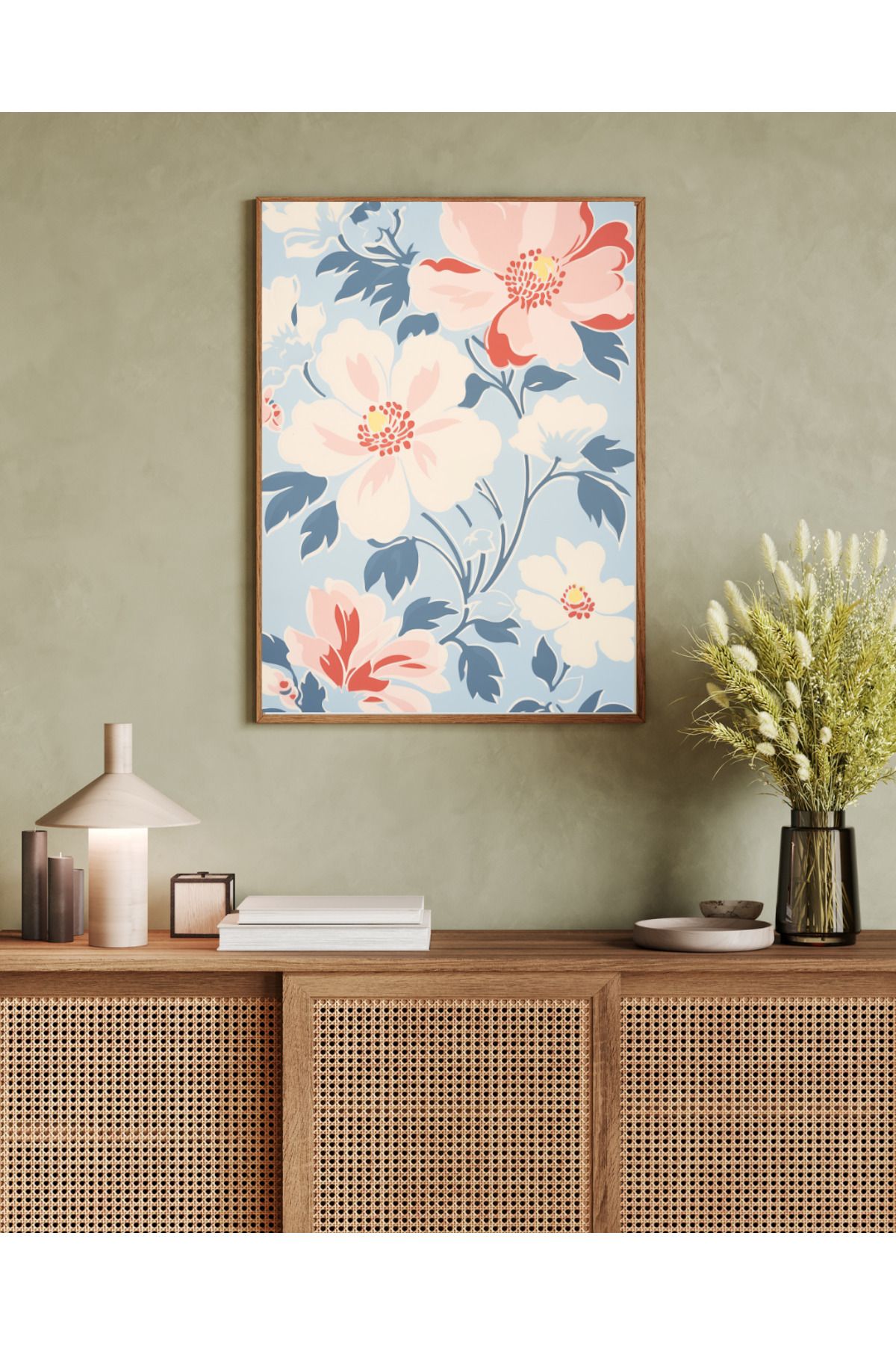 woodhomeworks tek parça salon ofis dekor tablo