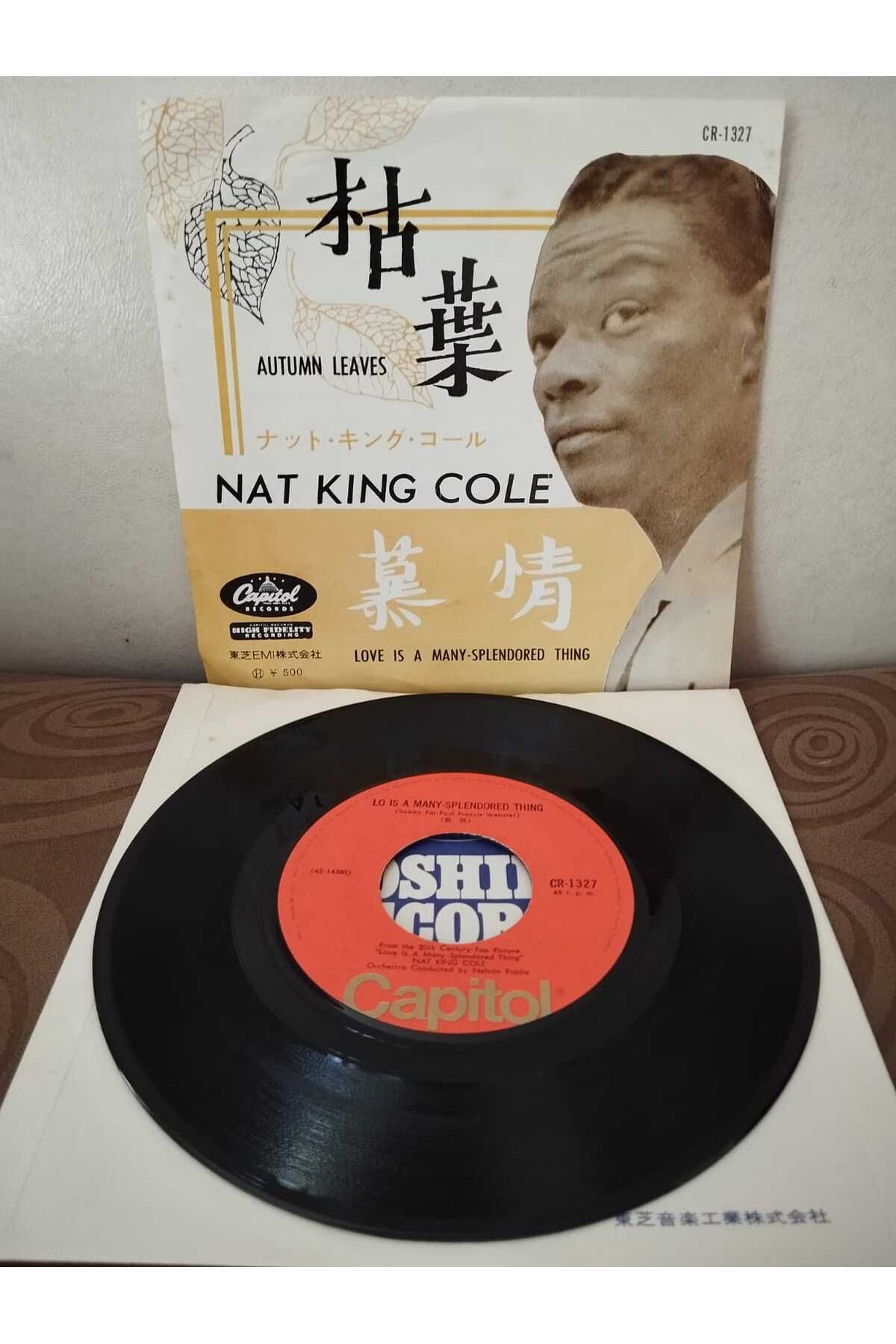 Plakperest Nat King Cole – Autumn Leaves - Japonya Dönem Basım 45 lik Plak -2.el