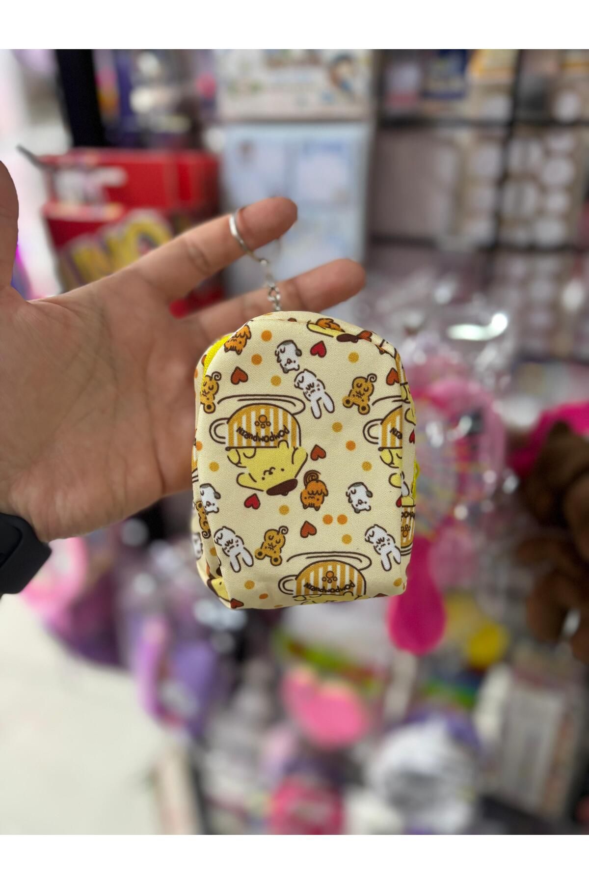 Beyaz Dükkan Sanrio My Melody Cinnamolly Kuromi cüzdan sırt çanta tarzı tasarım anahtarlık cüzdan kız çocuk