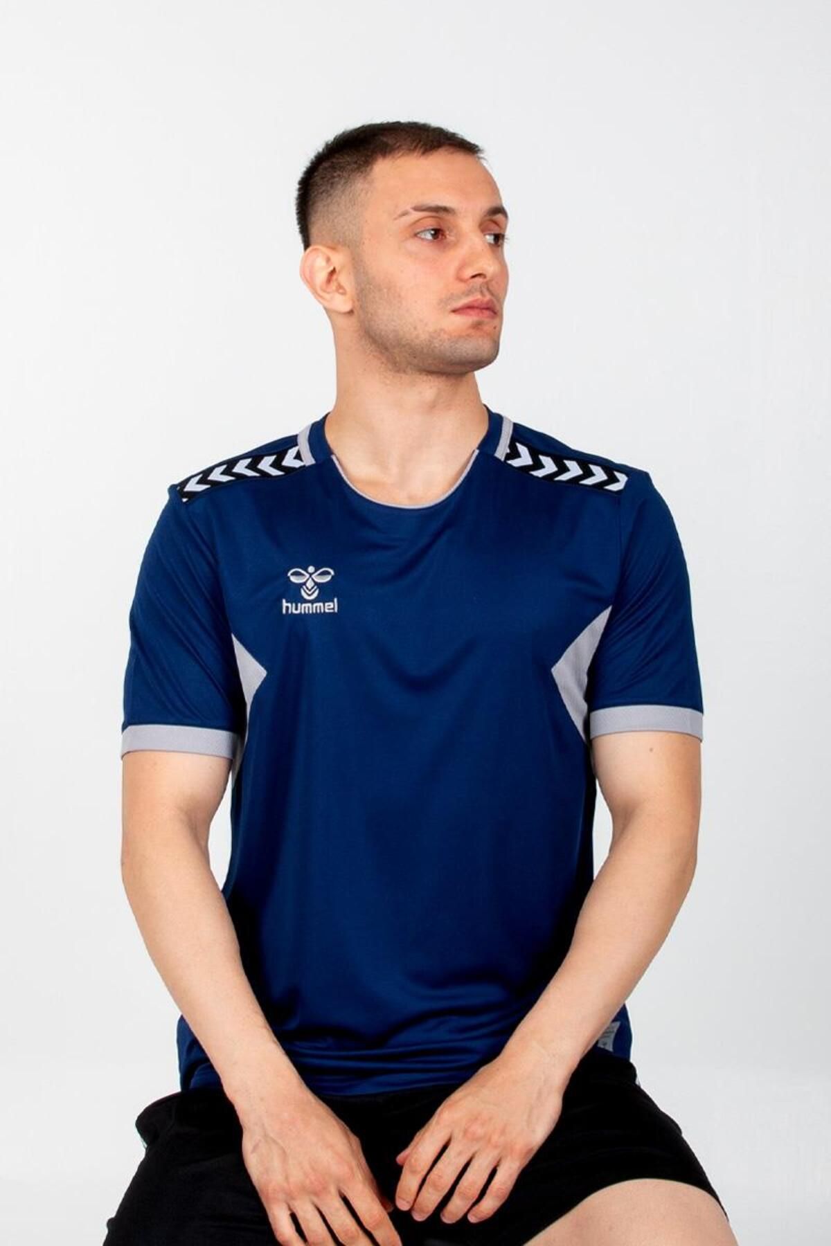 hummel Otantik Antrenman Tişört Lacivert