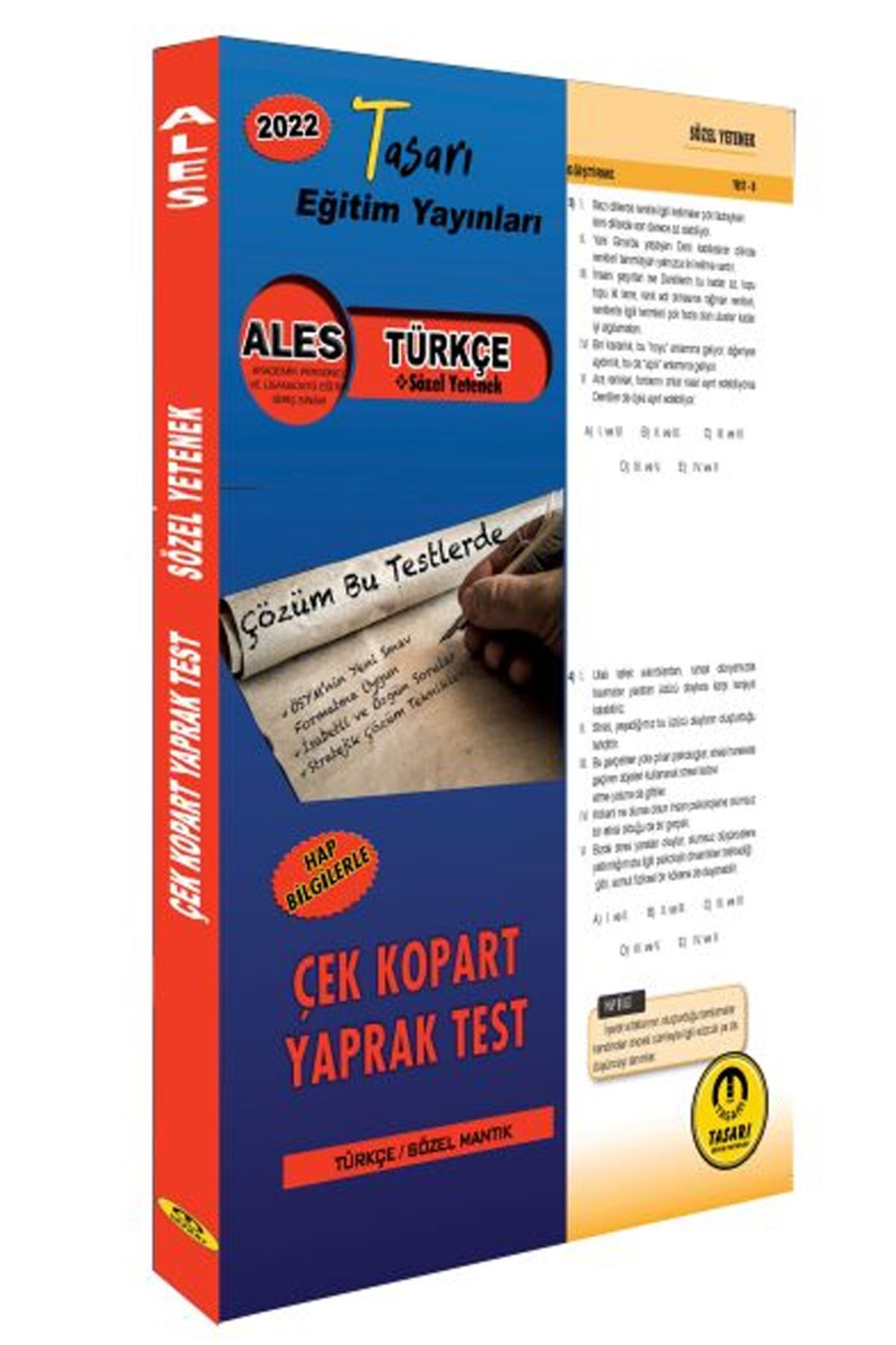 Altınpost Yayınları Ales Sözel Yetenek Türkçe Yaprak Test
