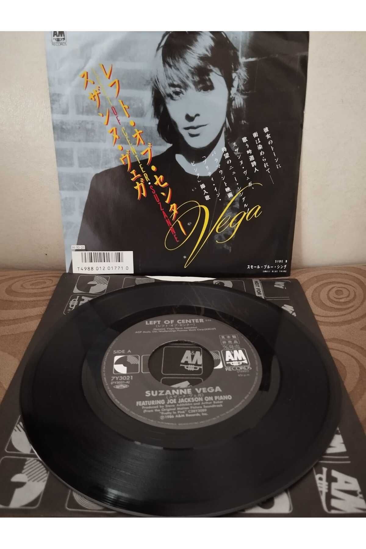 Plakperest Suzanne Vega – Left Of Center - 1986 Japonya Basım 45lik Plak-2.EL