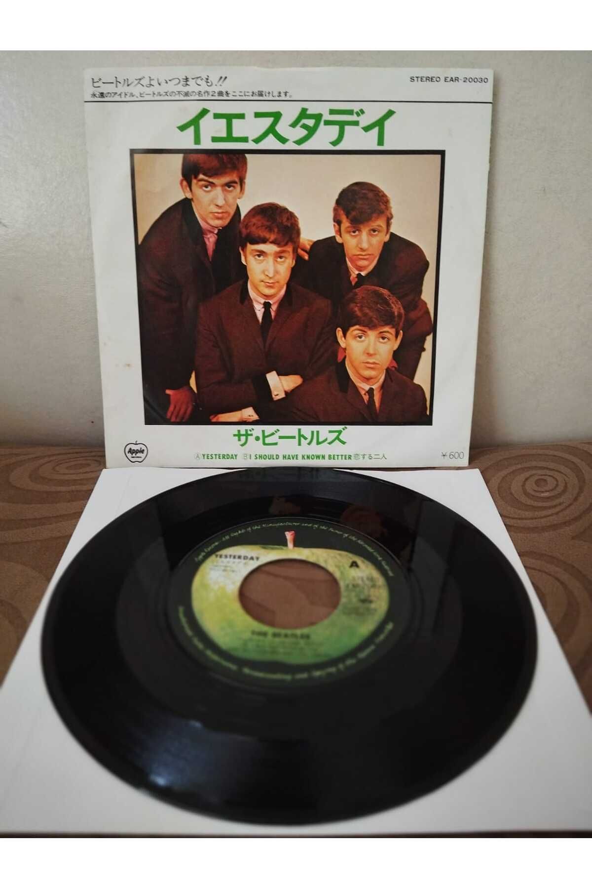 Plakperest THE BEATLES - Yesterday / I Should Have Known Better - 1976 Japonya Basım 45lik Plak-2.El