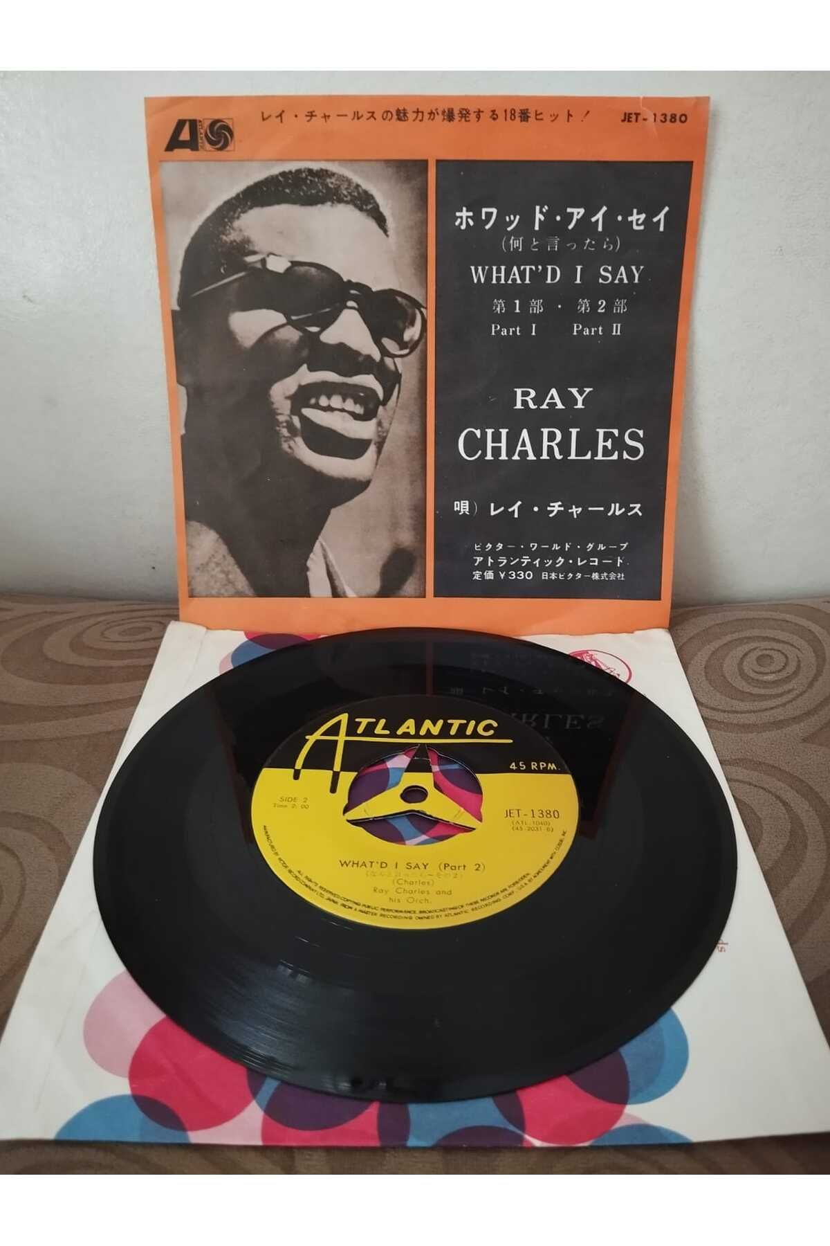 Plakperest Ray Charles – What’d I Say - 1959 Japonya Basım 45 lik Plak-2.EL