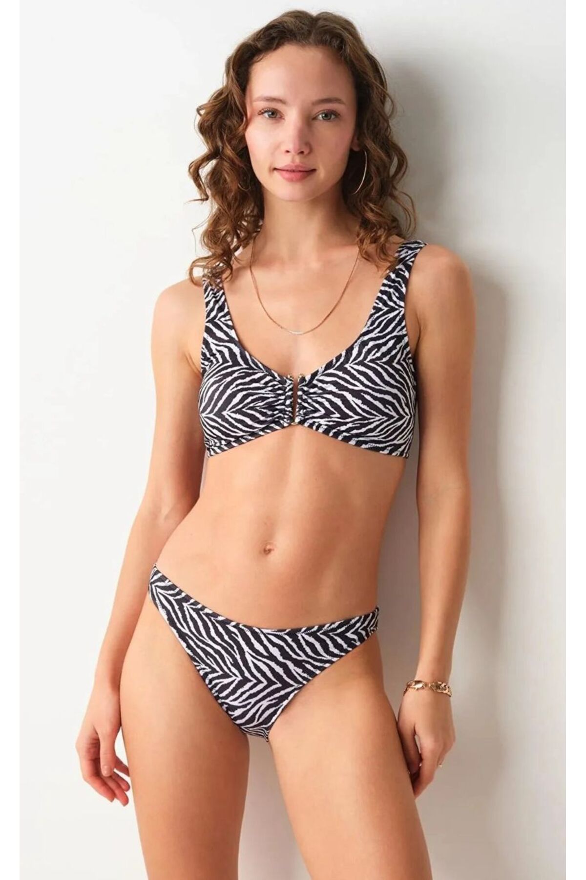 Pierre Cardin Zebra bikini takımı U Telli NO GOSSİP