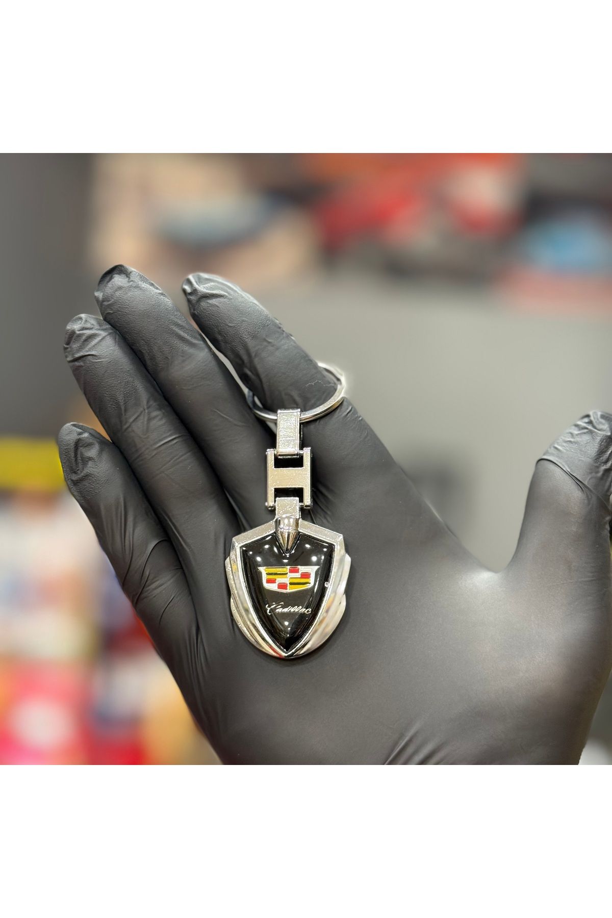 Korkmaz Oto Market & Aksesuar Cadillac Metal Anahtarlık İthal
