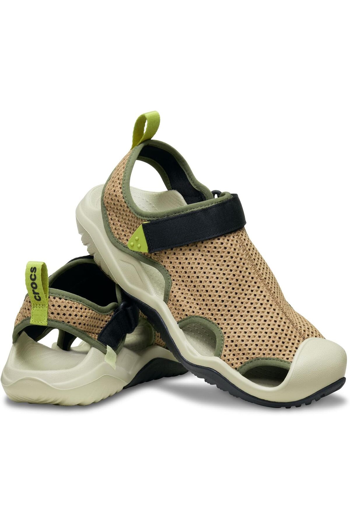 Crocs Erkek Swiftwater™ Mesh Deck Sandal Suda Kullanıma uygun