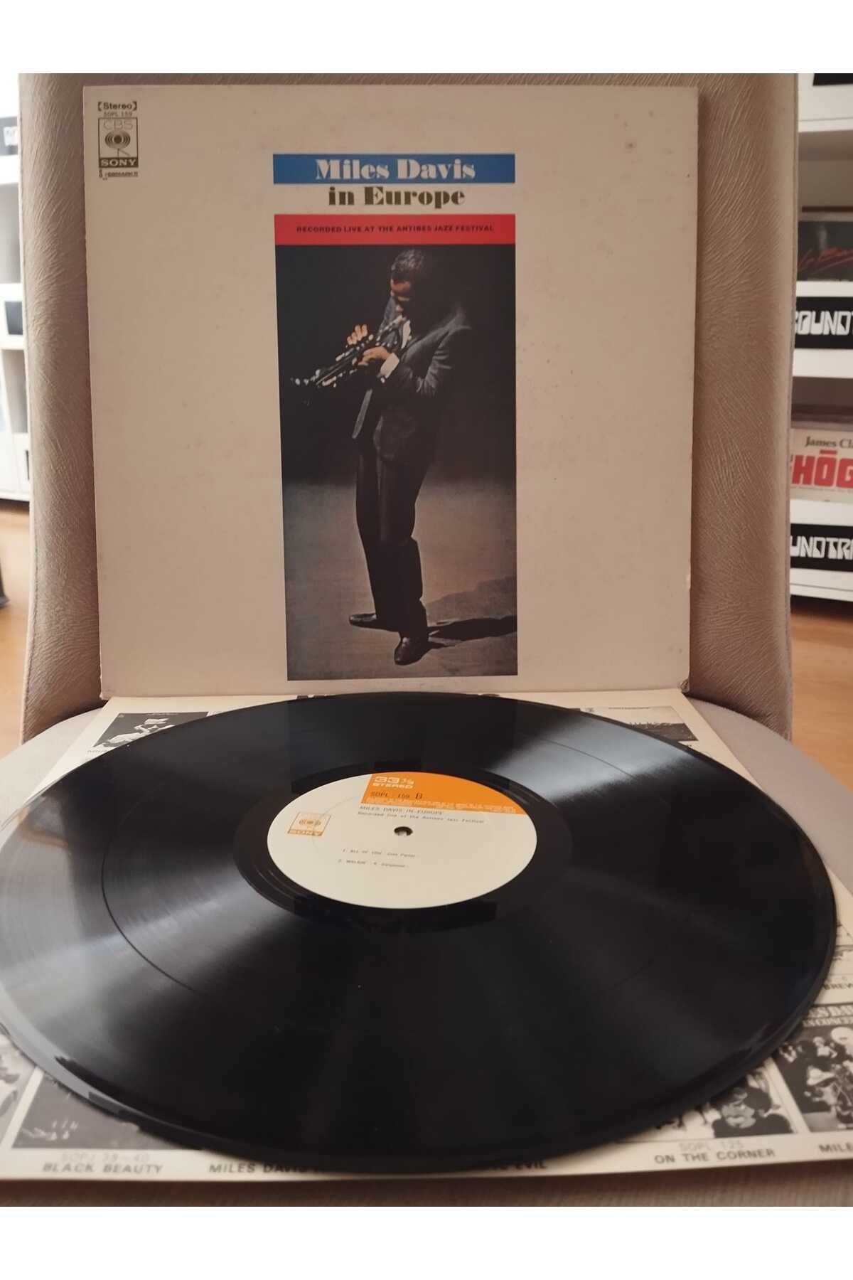 Plakperest Miles Davis – Miles Davis In Europe - 1972 Japonya Basım LP Plak-2.EL