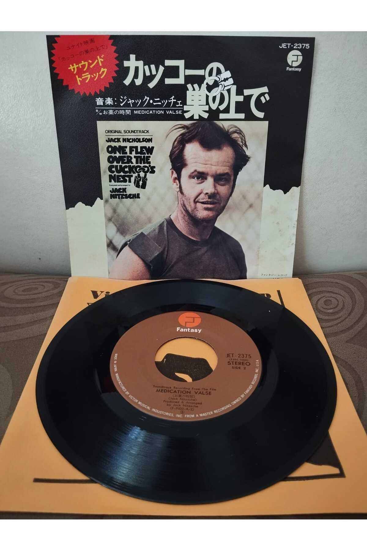 Plakperest Guguk Kuşu (Soundtrack ) – One Flew Over The Cuckoo’s Nest - 1976 Japonya Basım 45lik Plak-2.el