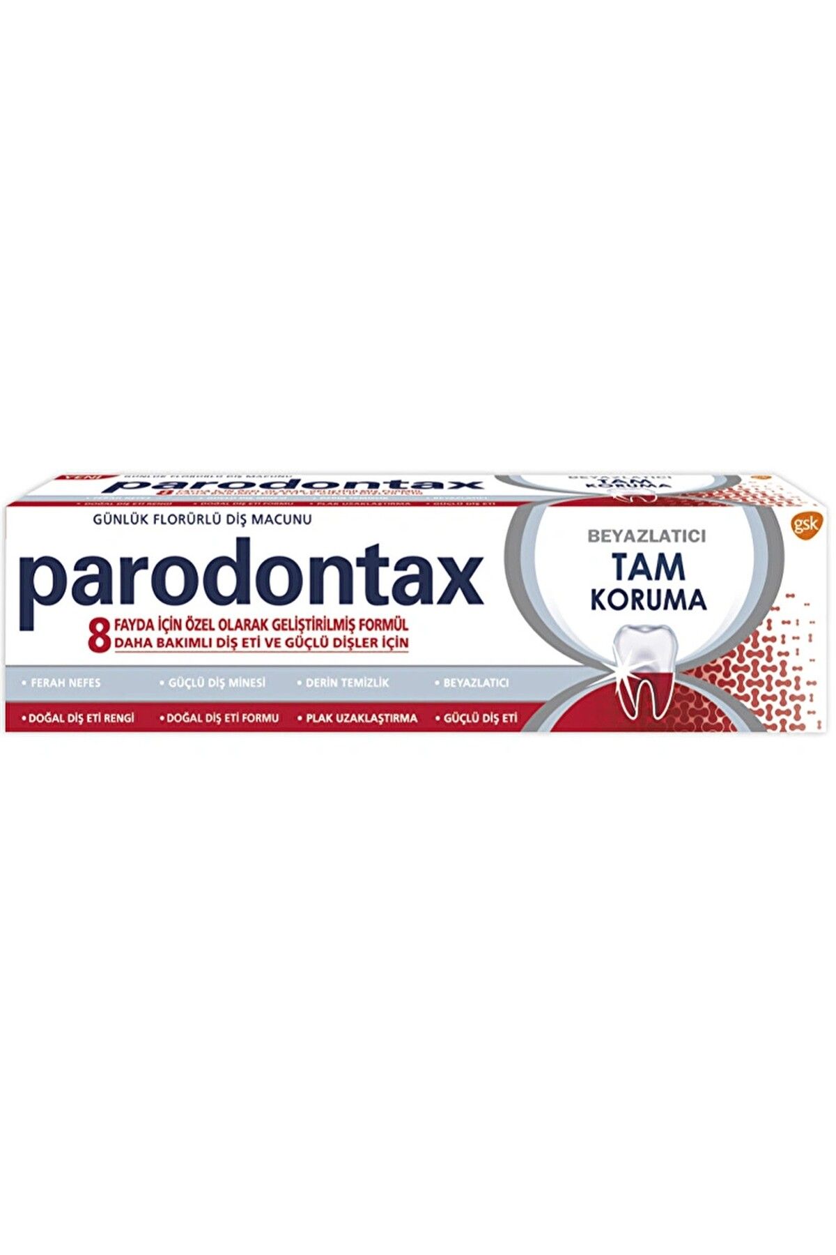 Parodontax Tam Koruma Beyazlatıcı Florürlü Diş Macunu 75 ml