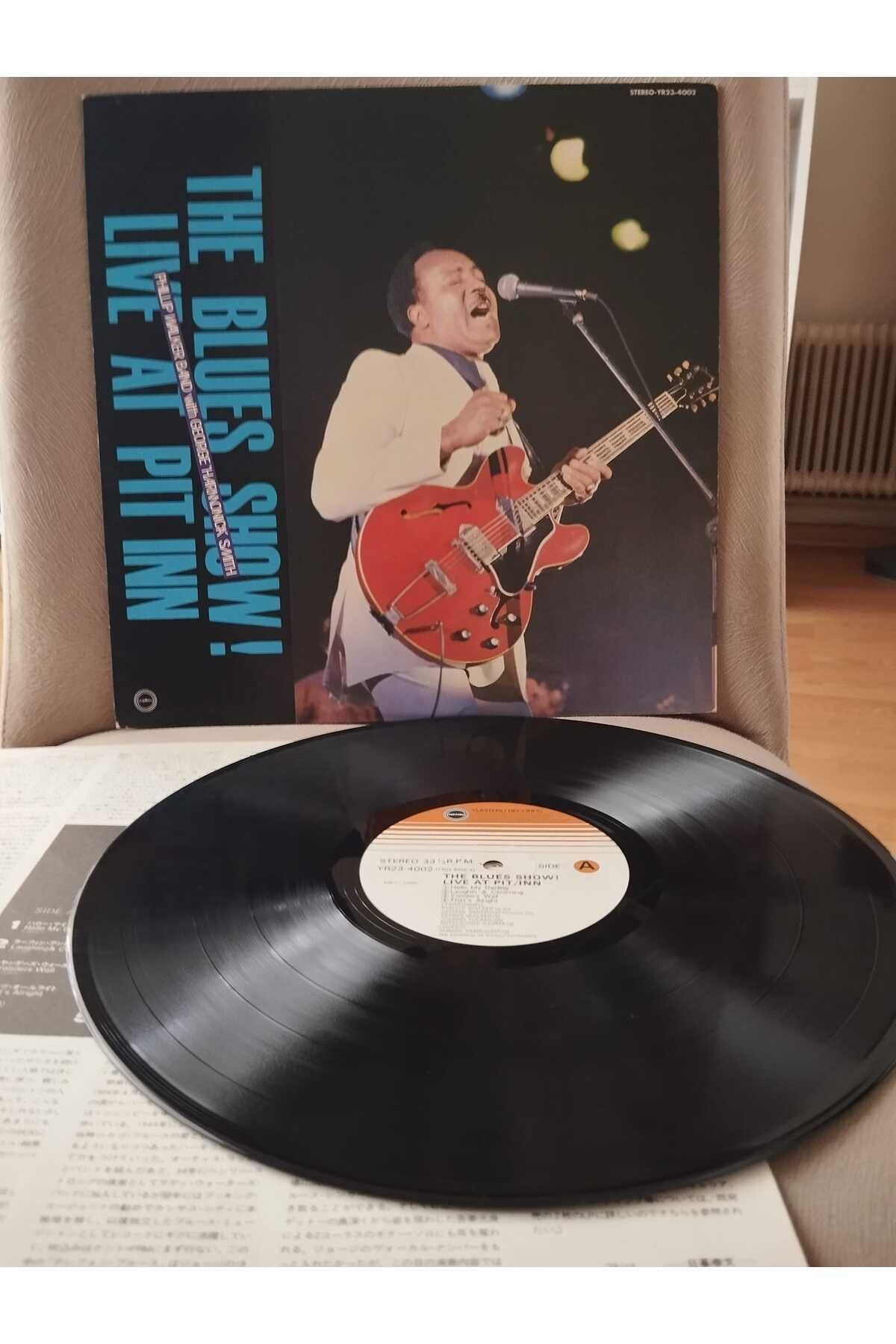 Plakperest Phillip Walker ‎– The Blues Show! Live At Pit Inn - 1979 Japonya Basım LP Plak-2.el