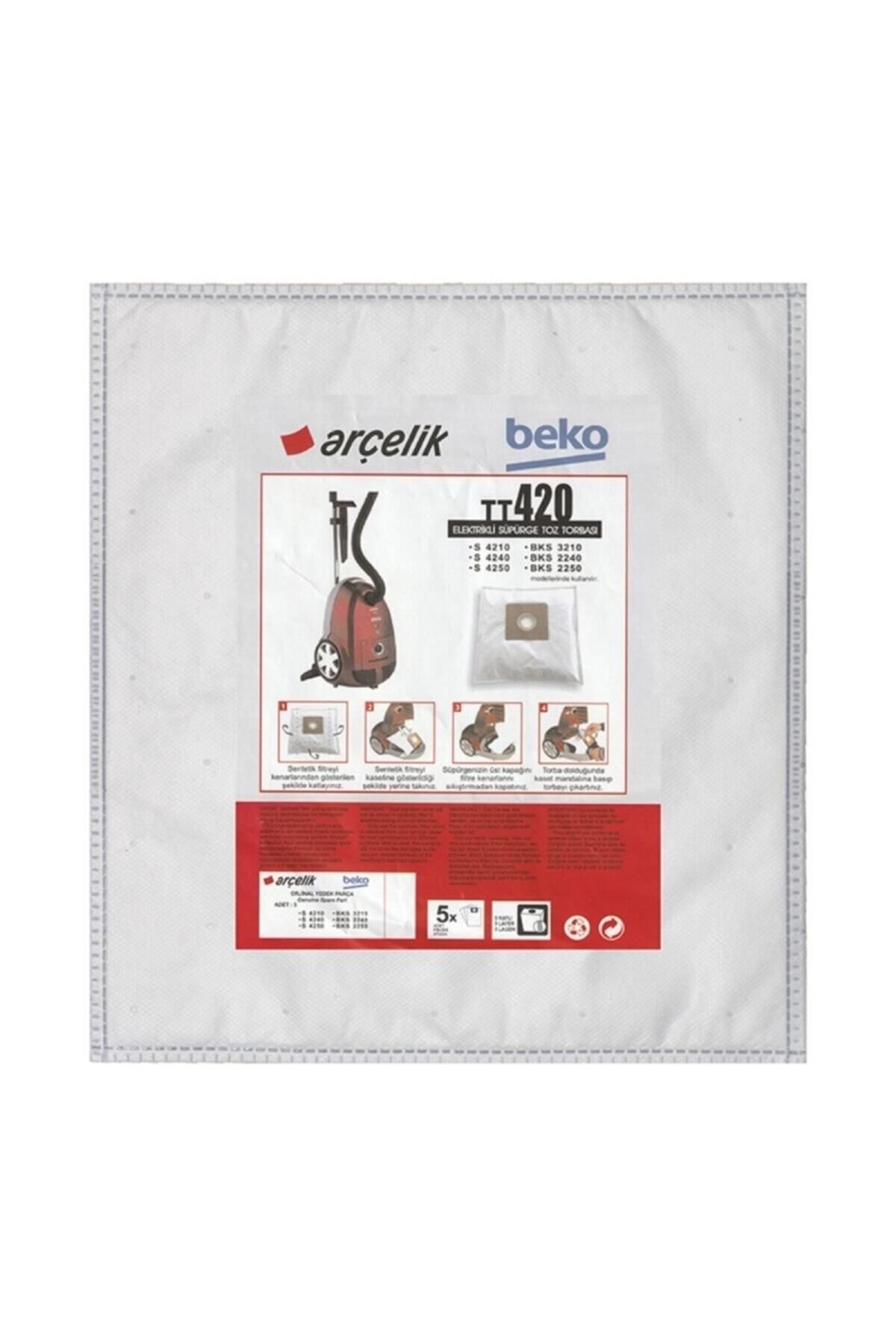 Universal Bez Torba Arçelik-beko Tt420 Jaguar Microban 5 Li