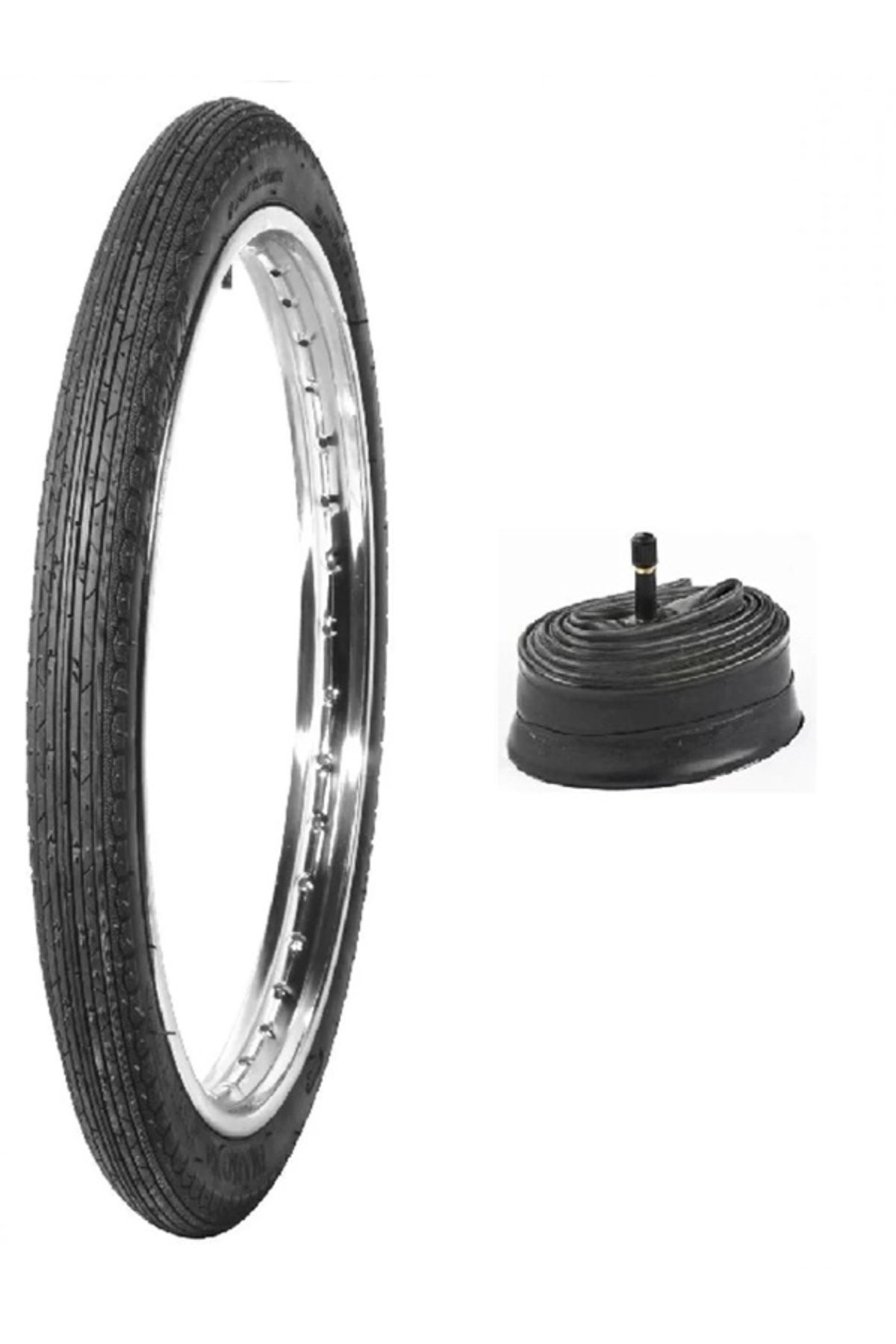 DIAMOND 18 Jant 2.75-18 Motosiklet Dış Lastiği Jumbo F (Ön) 6PR + KRT Marka İç Lastik Seti