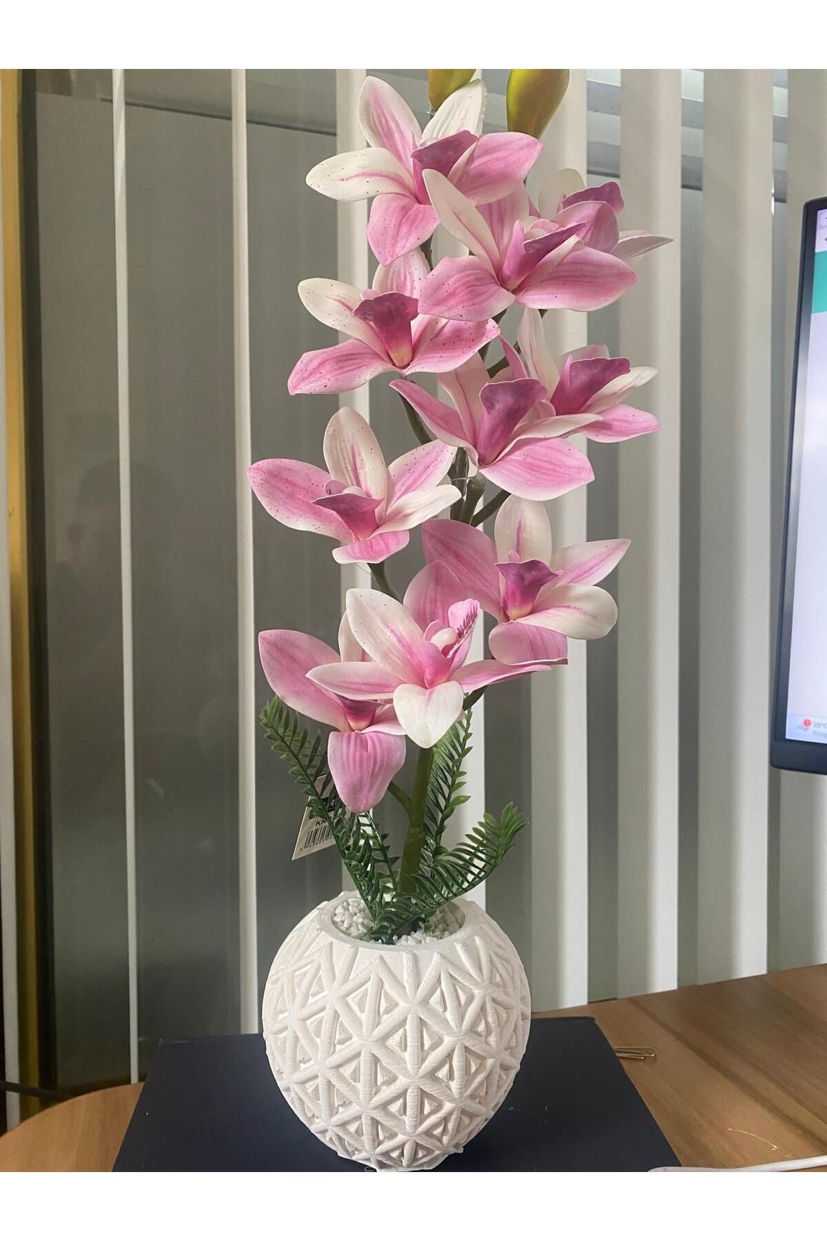florasepeti YAPAY ORKİDE ÇİÇEĞİ 42 CM
