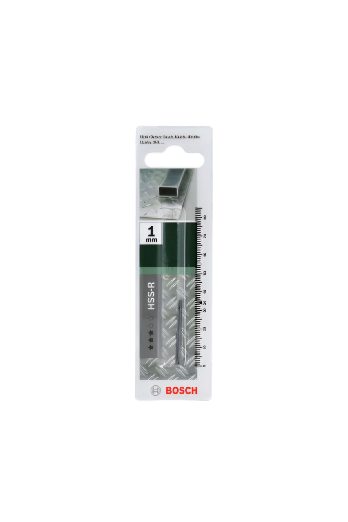 Bosch-2-Piece HSS-R Chisel Edge Drill Bits Grey 1 x 34mm 2