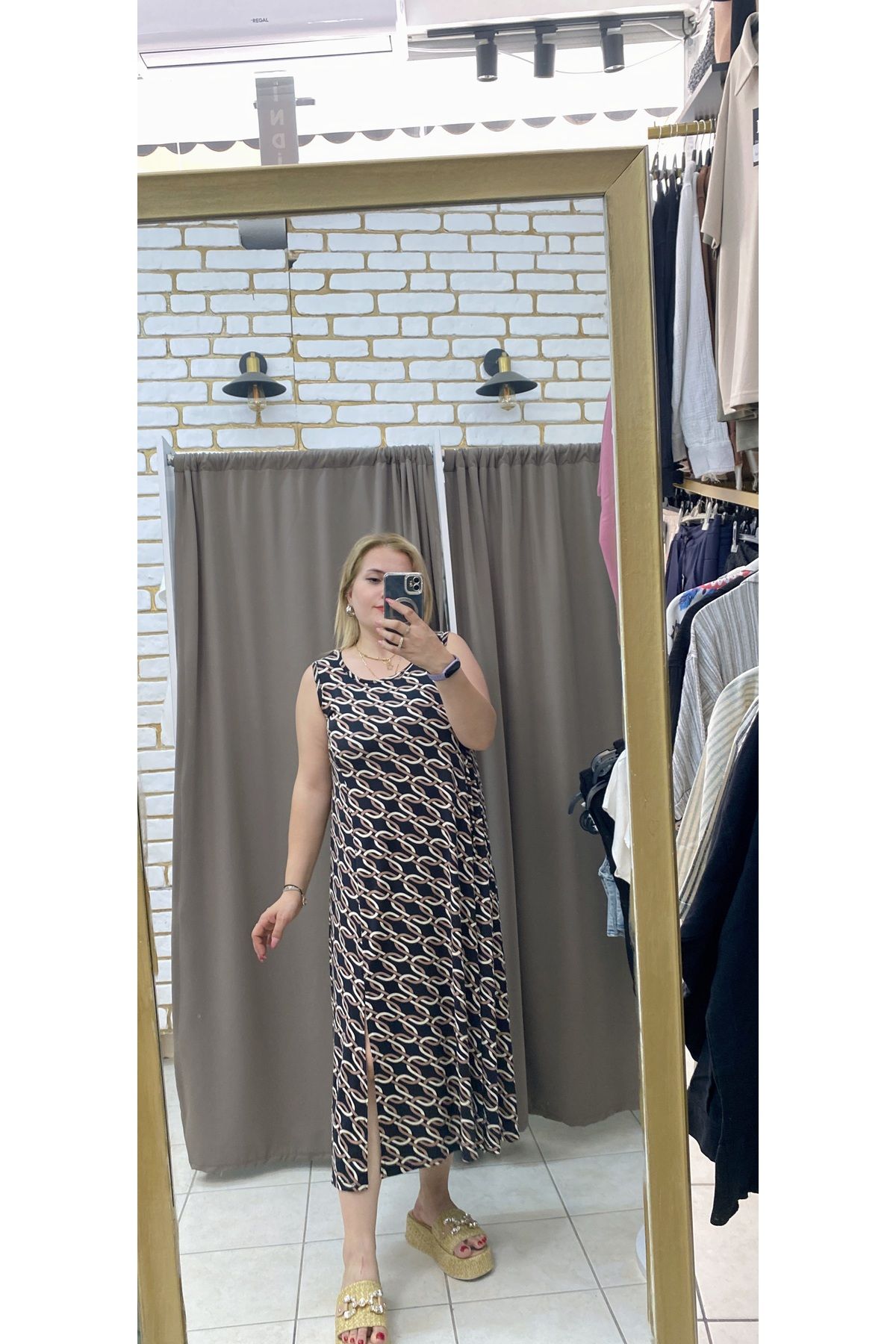 TUBA TOPTAŞ-Plus Size Strappy Dress 7