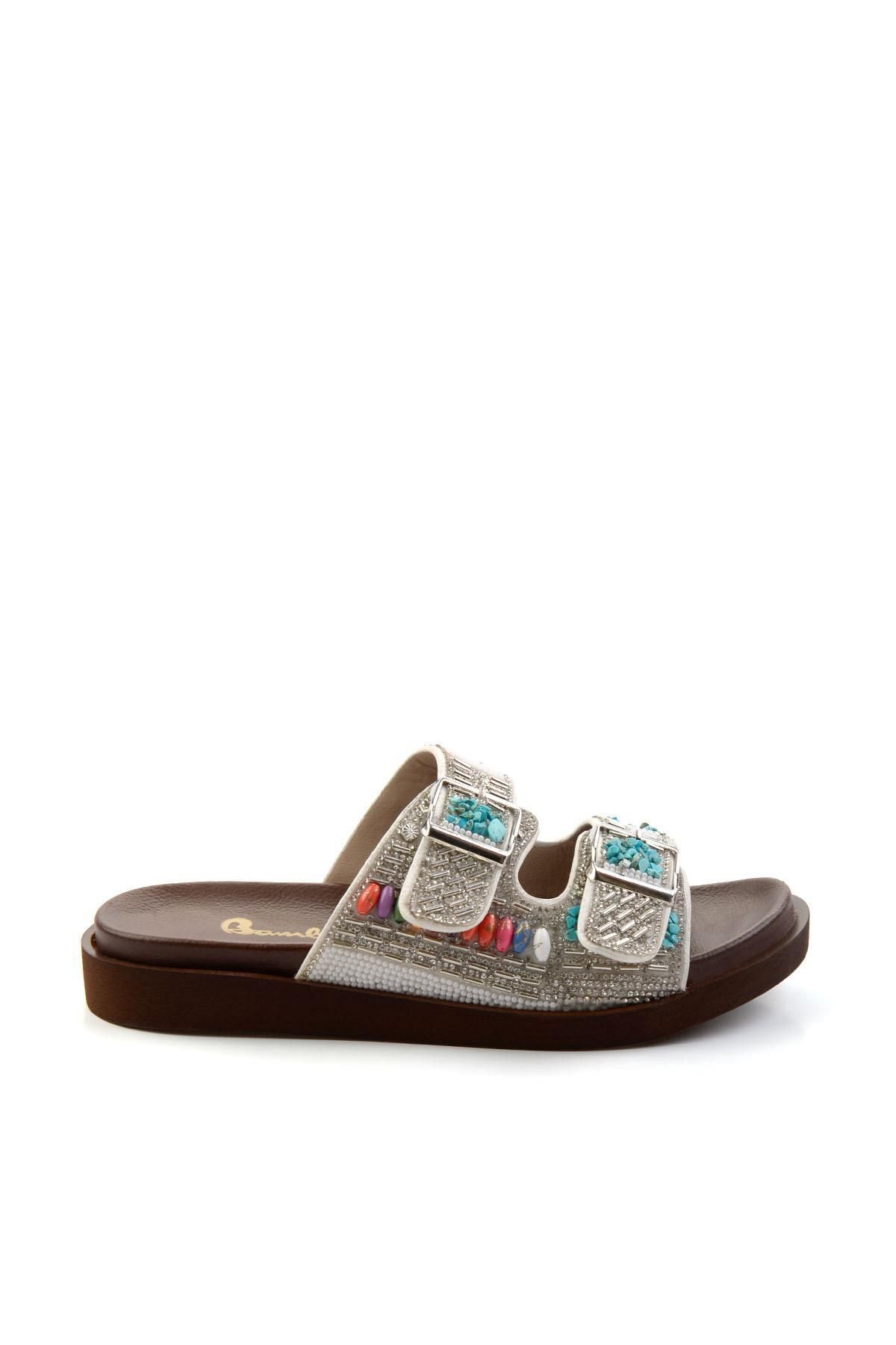 Bambi-White Women's Slippers K04823121187 1