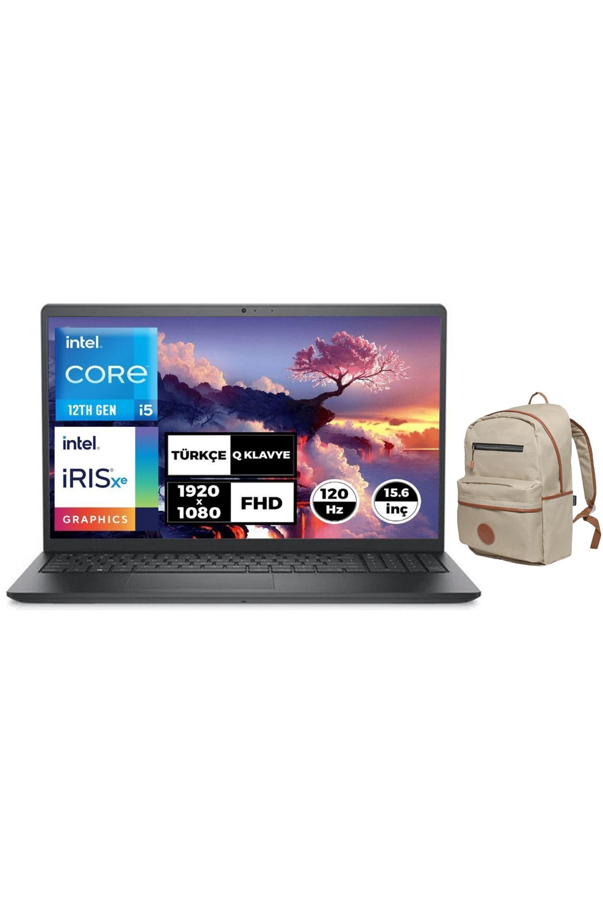 Dell VOSTRO 3520 i5-1235U 32GB 512GB SSD UBUNTU 15.6" FHD Laptop + Çanta N1611PVNB3520U 036