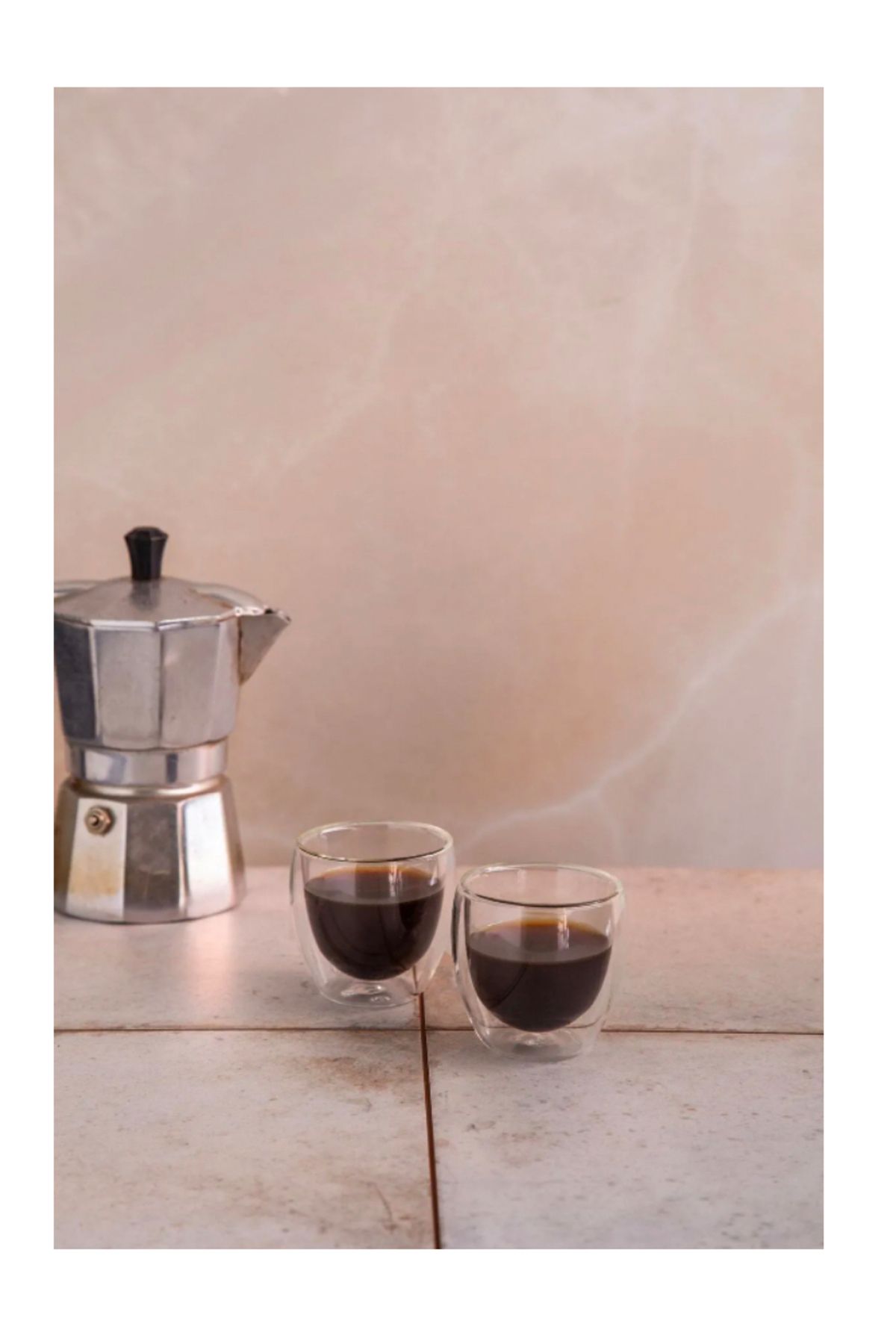 CeysHOME 2’li Çift cidarlı espresso bardağı 80 ml