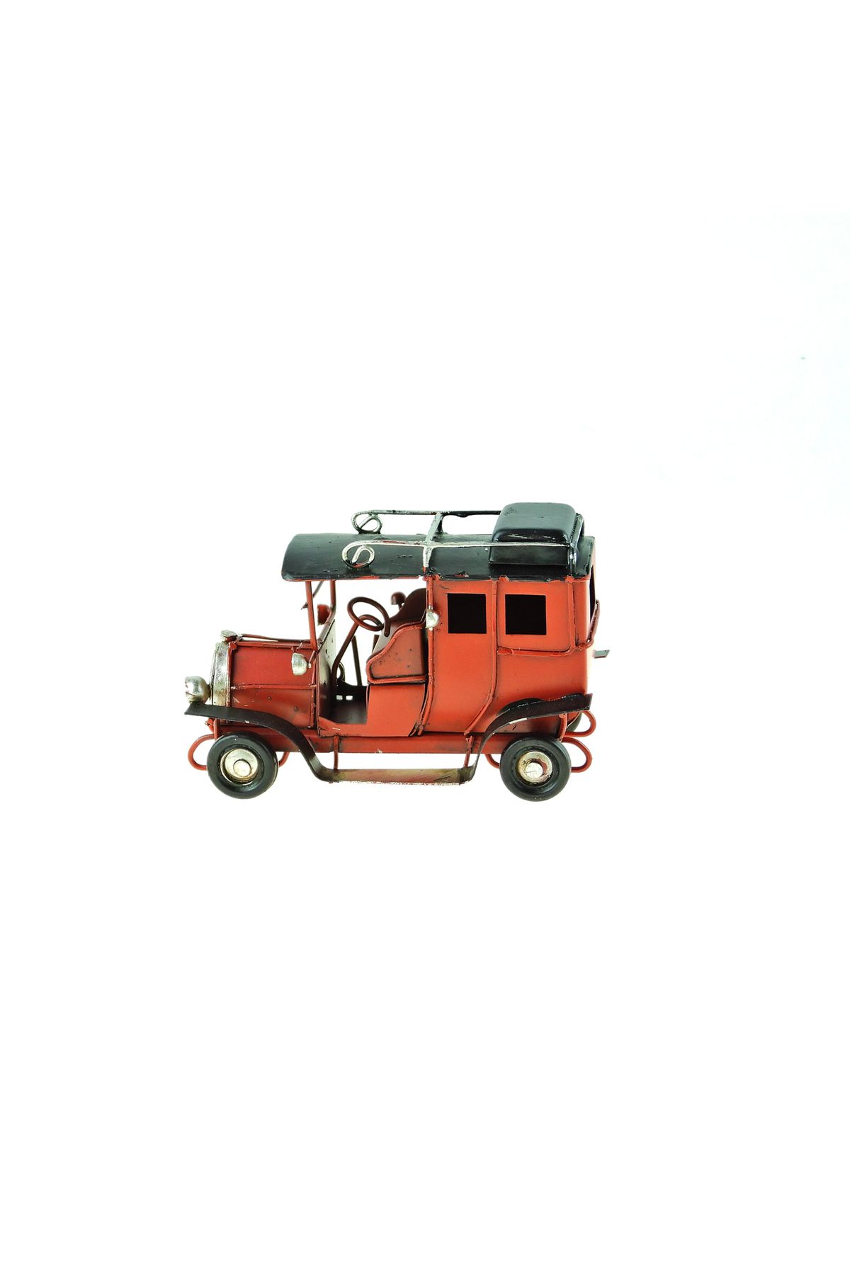 Erzi Dekoratif Metal Araba Klasik 1900 Model Araba 13 Cm