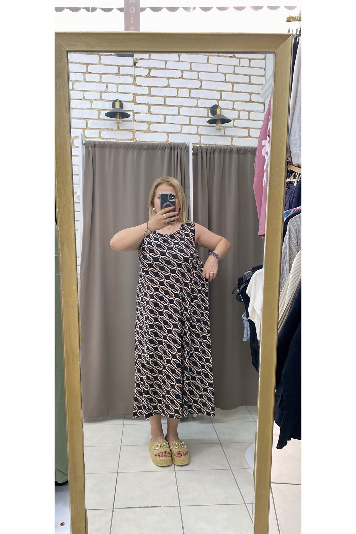 TUBA TOPTAŞ-Plus Size Strappy Dress 1