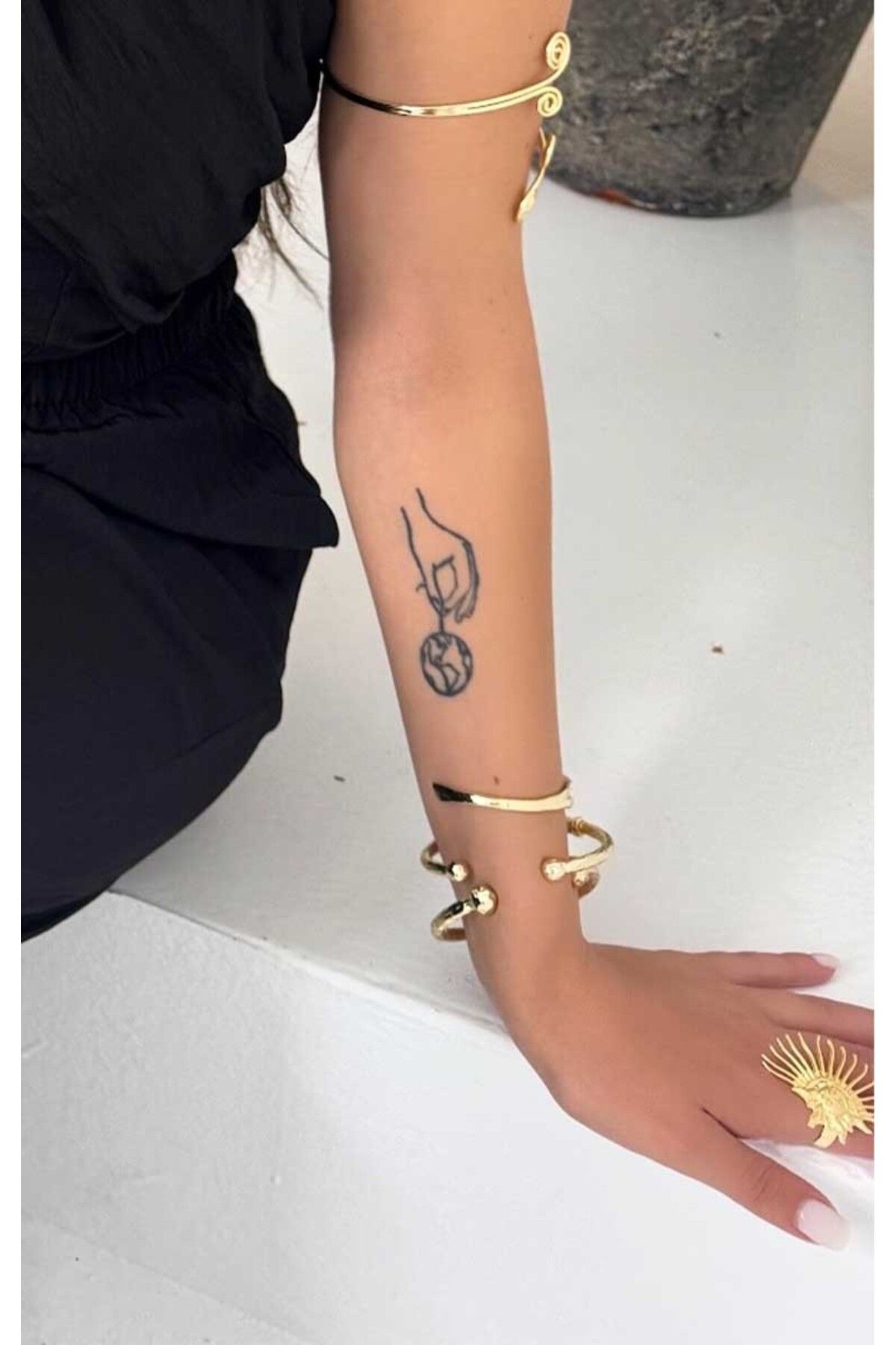 BYP Atelier Kırık Işık Bileklik Gold