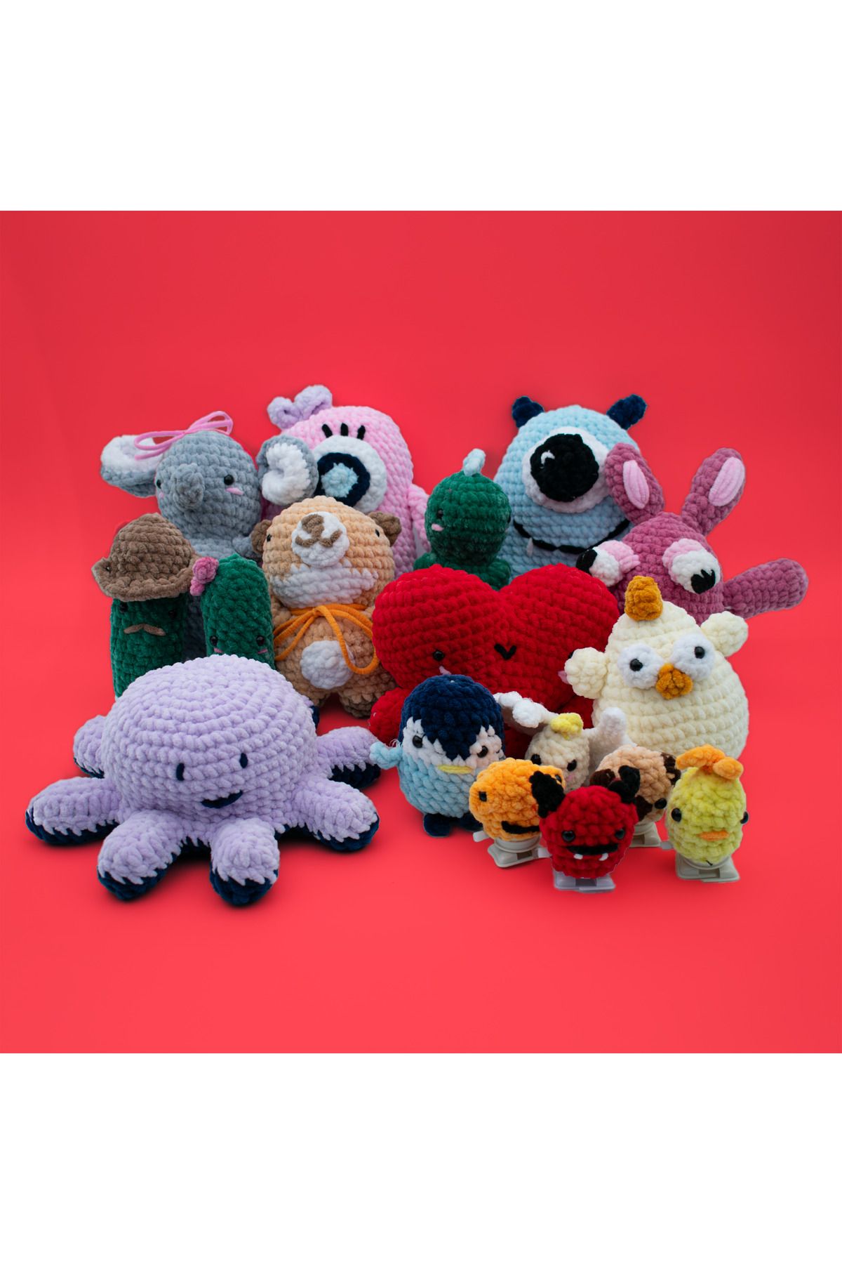Self 16'lı Fırsat Örgü Öğrenme Seti Amigurumi Kiti KendinYap Örgü Oyuncak Tığ Seti Yeni Başlayanlar İçin