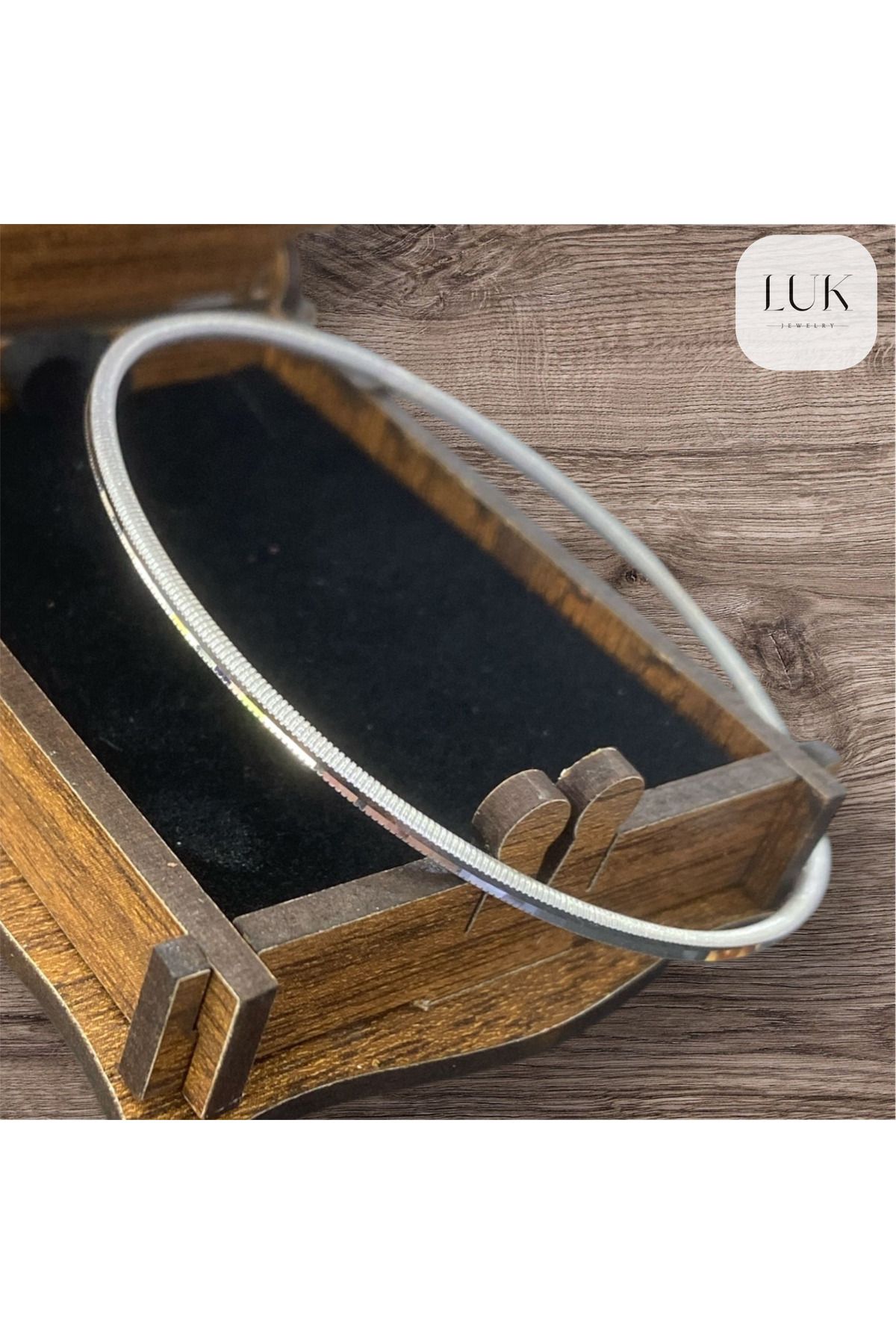 LUK JEWELRY 925 Ayar Gümüş Ajda bilezik