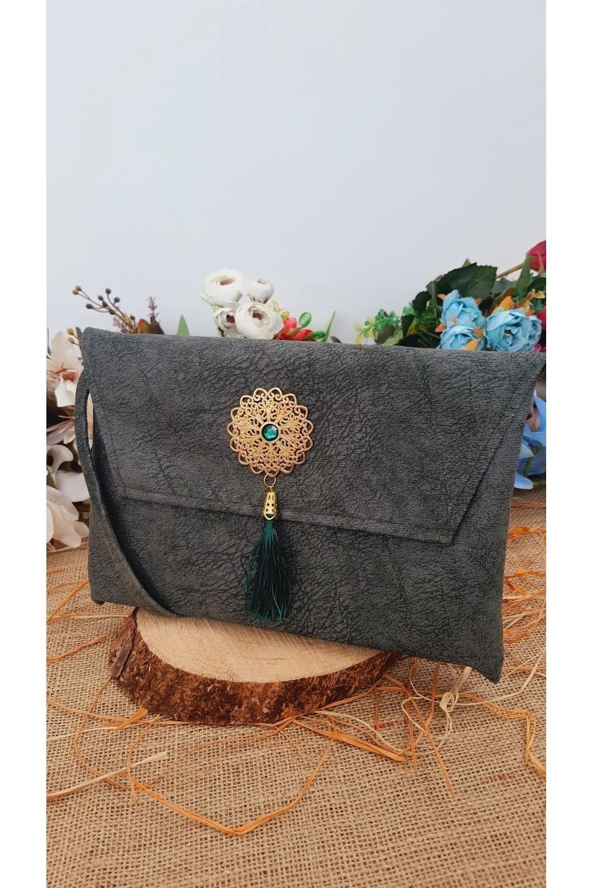 hicazavm Kuran Kılıfı Çantası Kabı Yeşil Renk Kuranı Kerim Kılıfı Rahle Boy 20 x 29