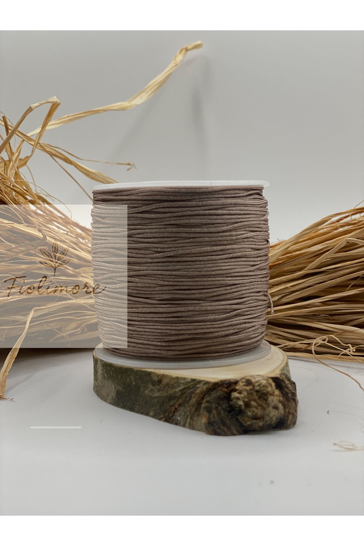 Fiolimore Paraşüt İpi 1 mm Vizon 1.Kalite (1 Bobin 100 Metre) Takı Bileklik İpi