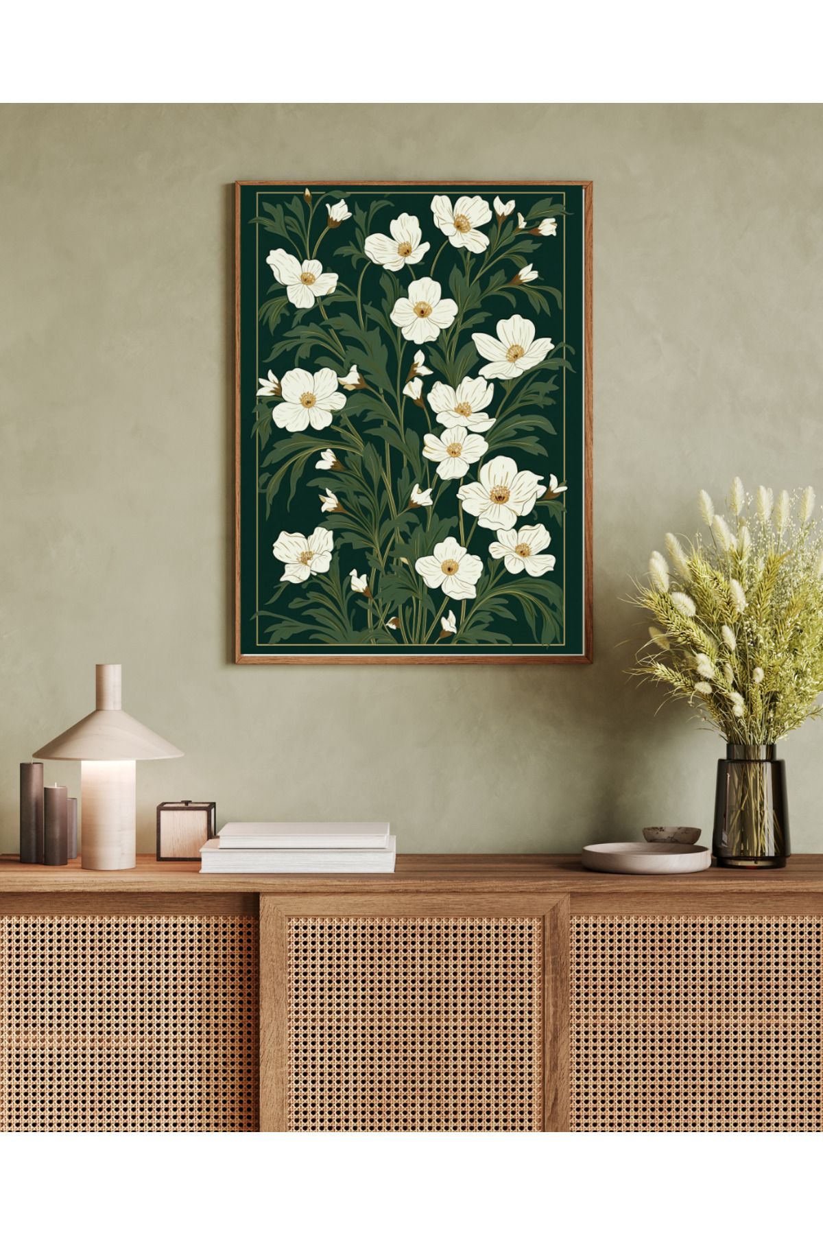 woodhomeworks tek parça salon ofis dekor tablo