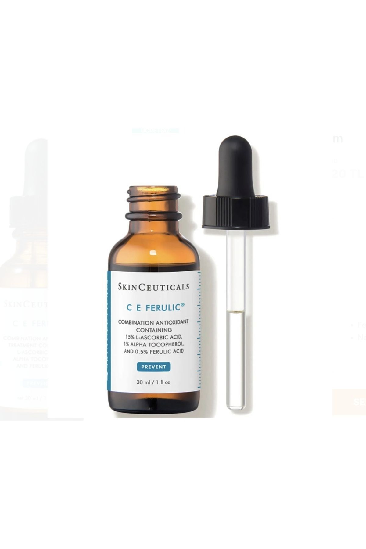 SkinCeuticals C Vitamini İçeriği İle Koyu Lekeleri Giderici,Yenileyici ve Güçlendirici Serum 30 ml