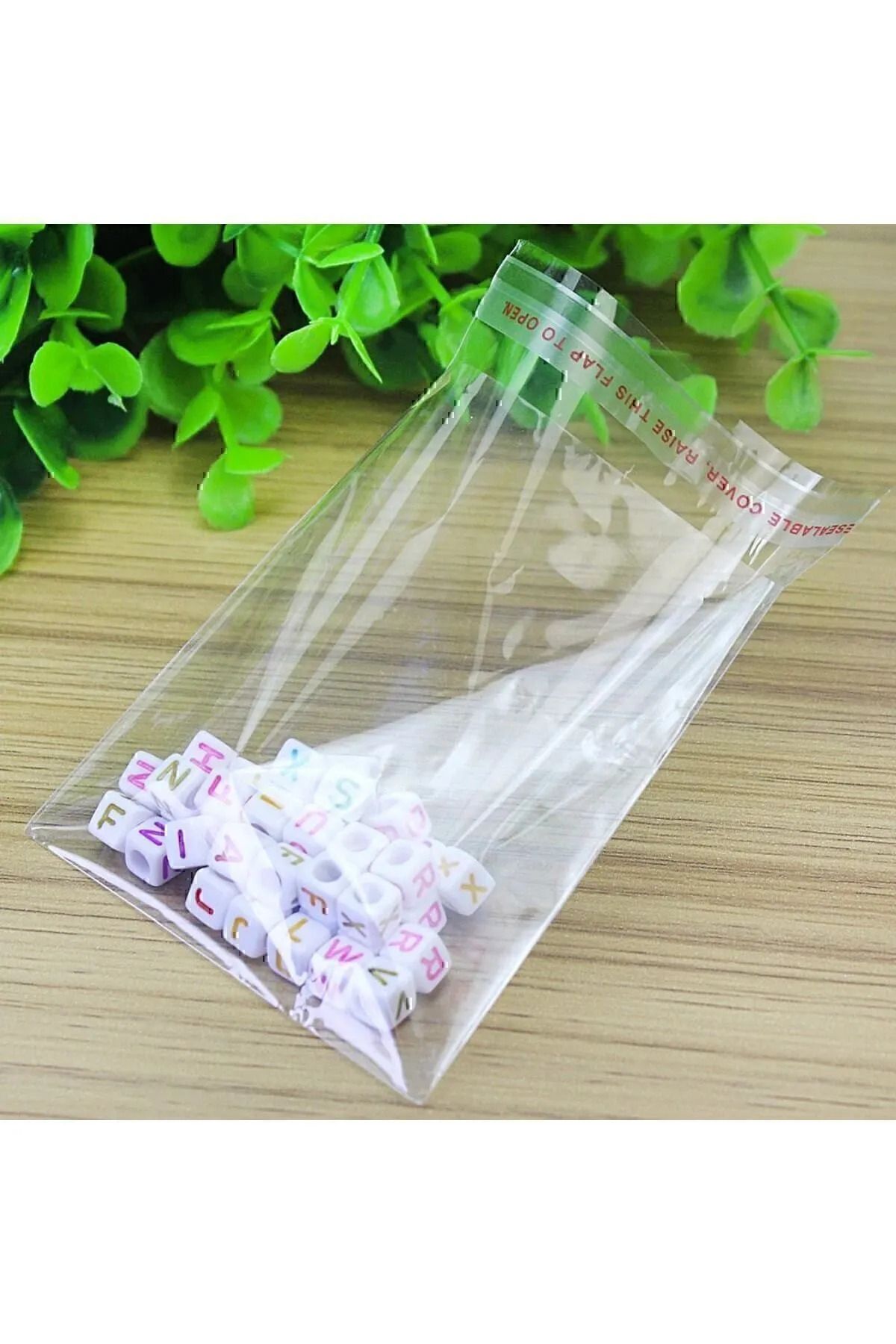 CMYK AMBALAJ Baskısız Şeffaf Yapışkanlı Poşet 10x15+5cm - 100 Adet- Kendinden Yapışkanlı Jelatin Parlak Poşet