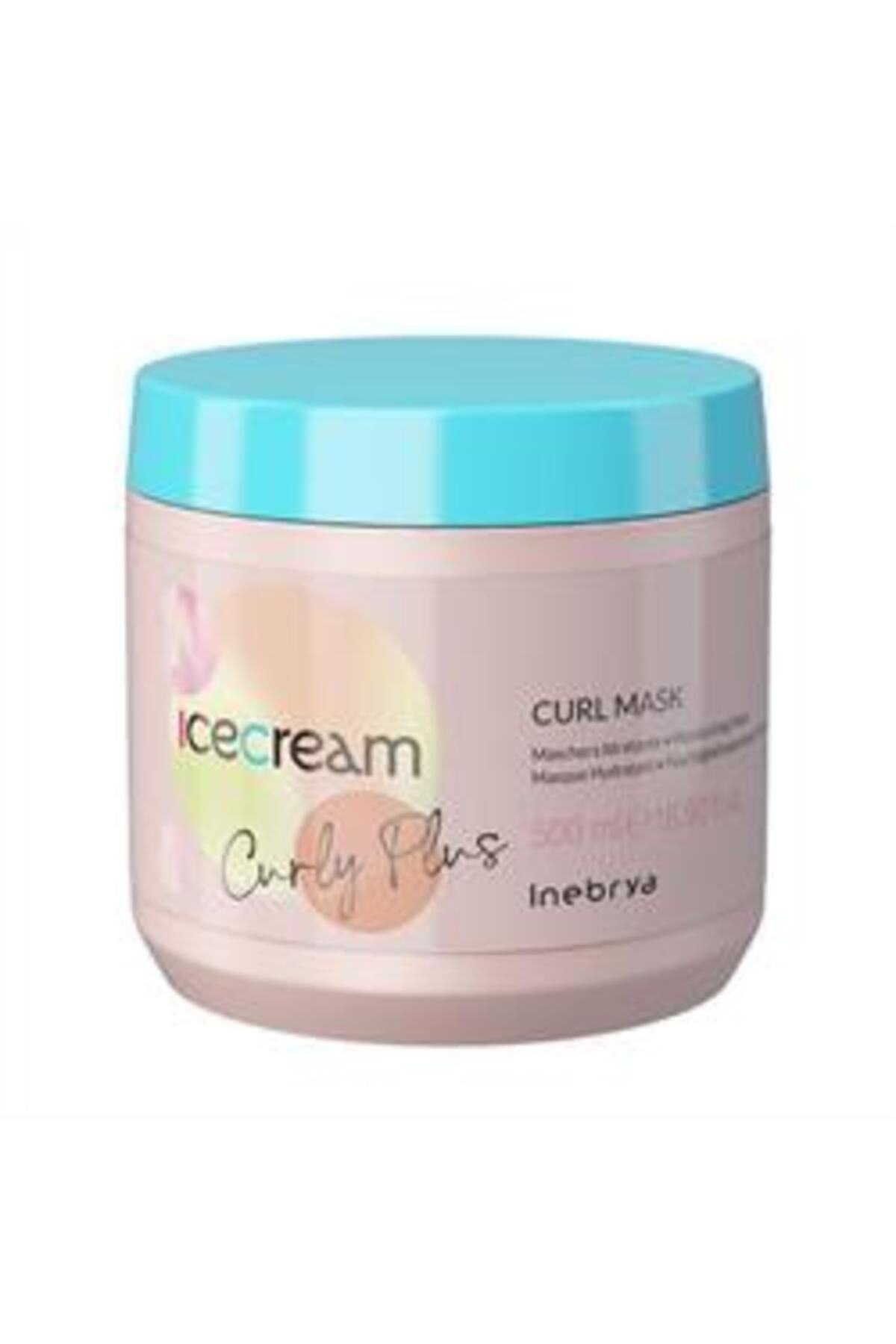 Inebrya Doğal içerikli Curl Plus Kıvırcık Saçlar için Nemlendirici saç bakım maskesi 500ml .trustyavm