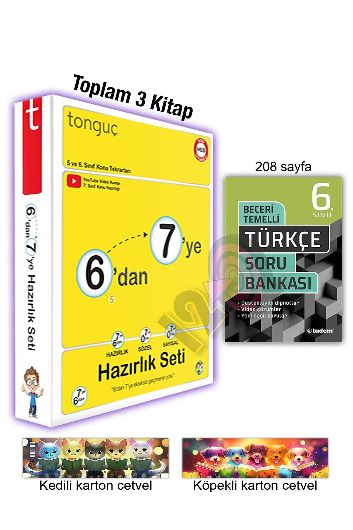 Tonguç Yayınları 6'dan 7'ye Hazırlık Seti 6. Sınıf Türkçe Soru