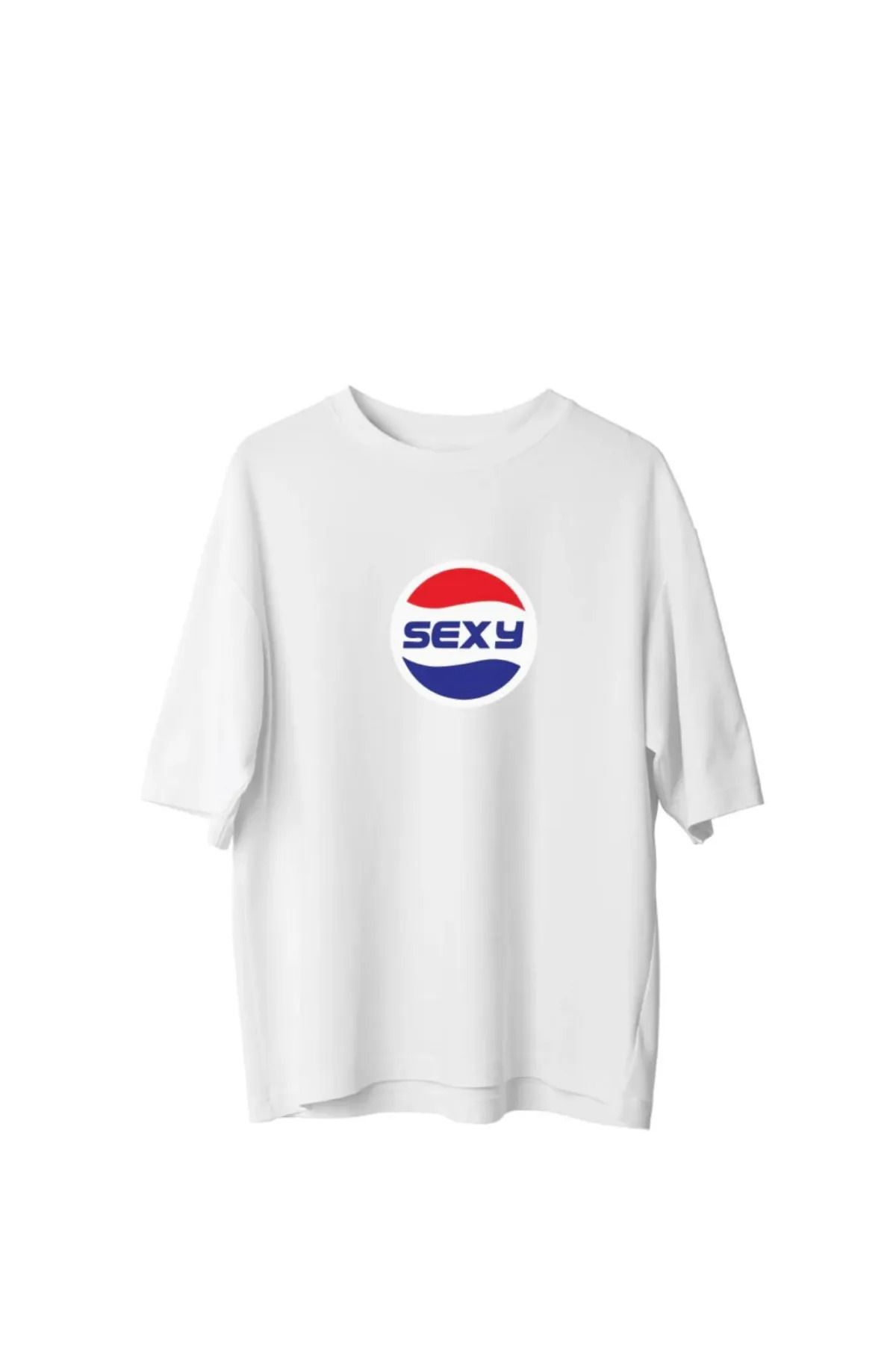 Koklonmoda Büyük Beden Unisex Sexy Baskılı Oversize T-Shirt