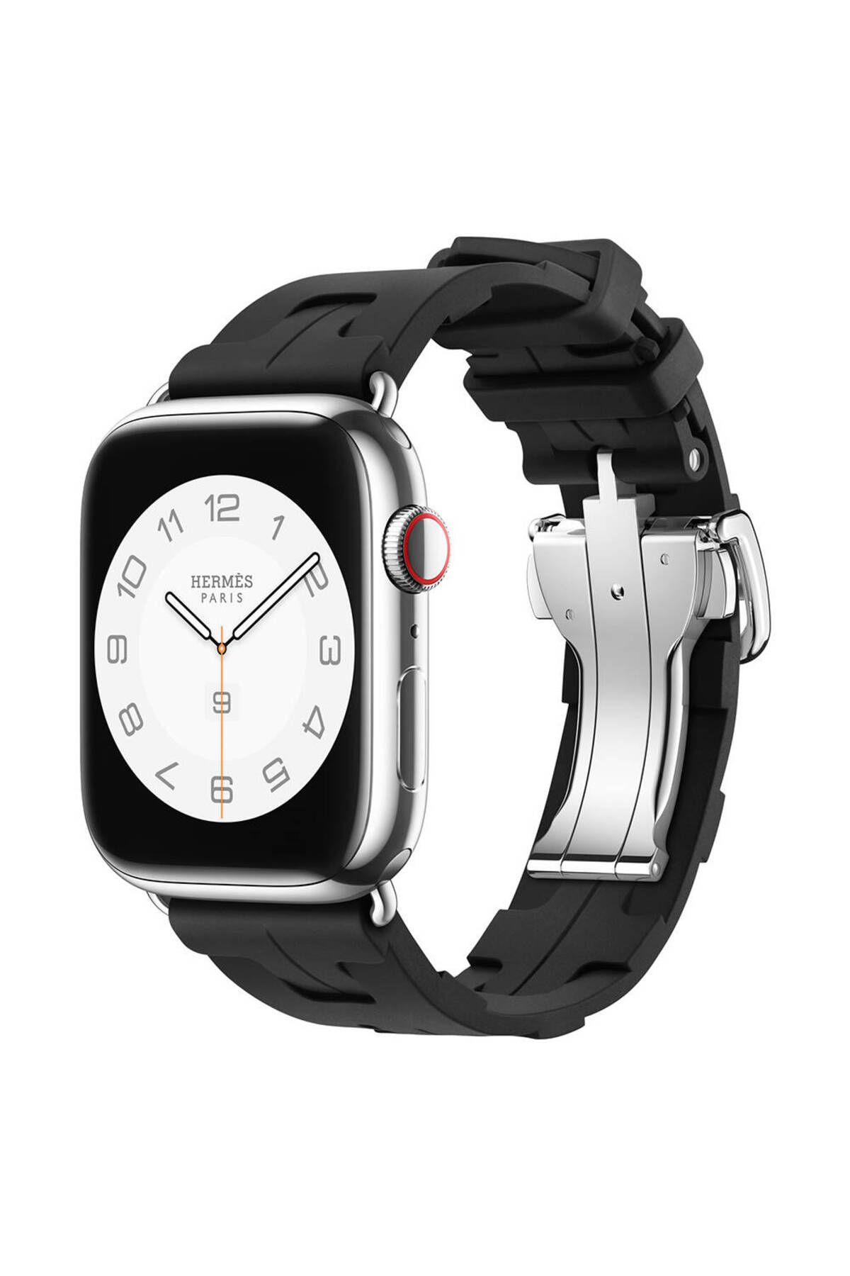 Teknova Watch 40mm Spor Görünümlü TKNV- KRD-94 Silikon Kordon-Siyah