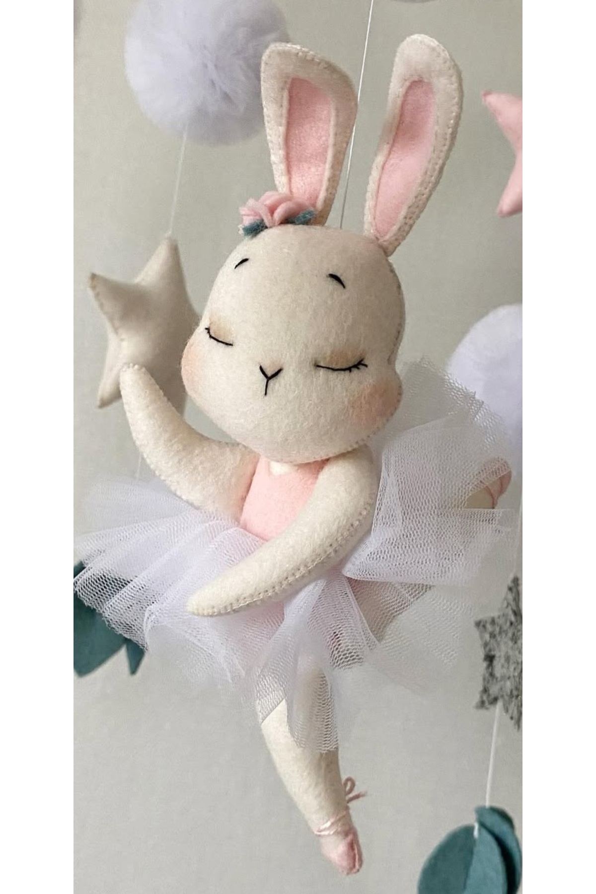 Duygunun Keçe Tasarımı Bebek beşik dönencesi fotoğrafı 4 (önizleme)