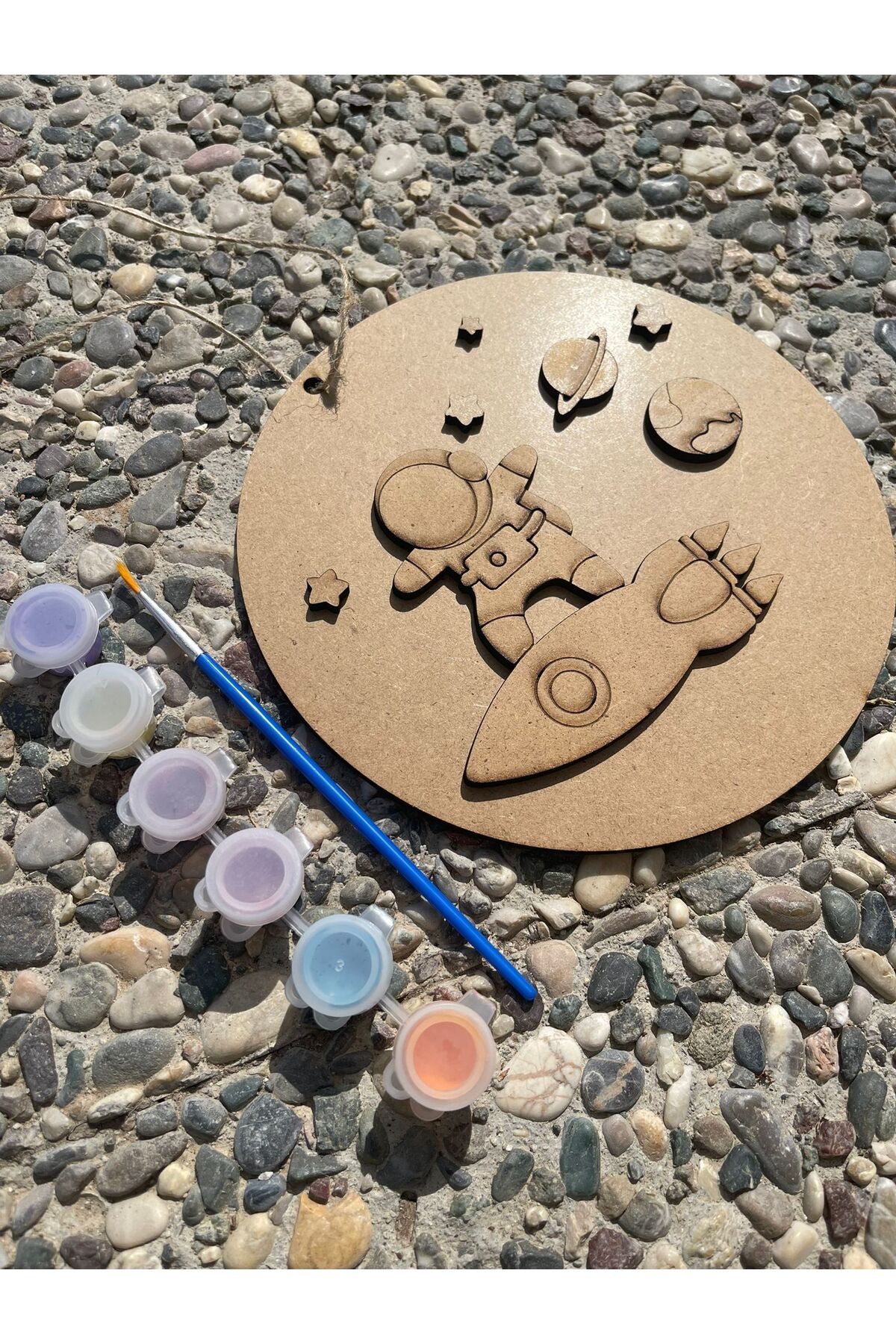 Woodies Atelier Ahşap Astronot Boyama Seti
