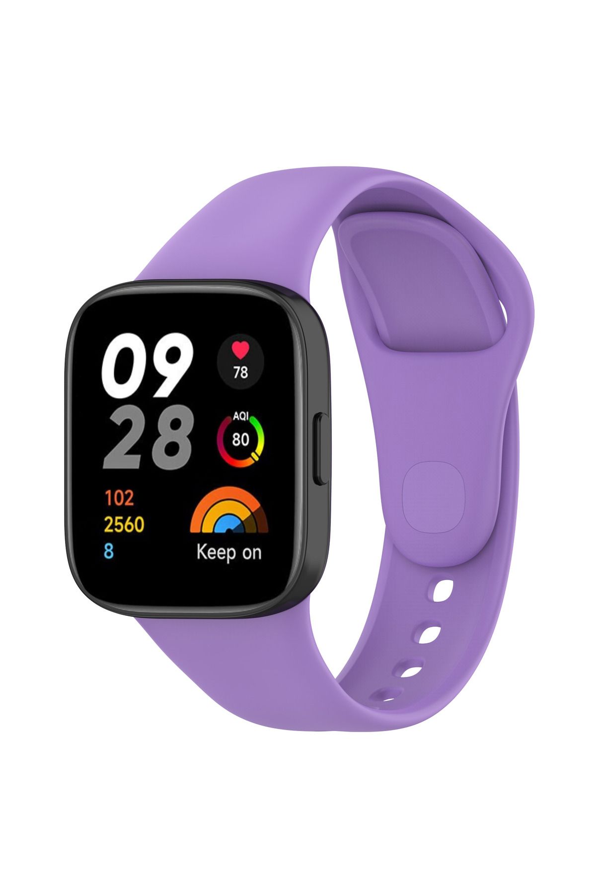 Teknova Xiaomi Redmi Watch 3 Uyumlu KRD-81 Uyumlu TKNV Kordon-Lila