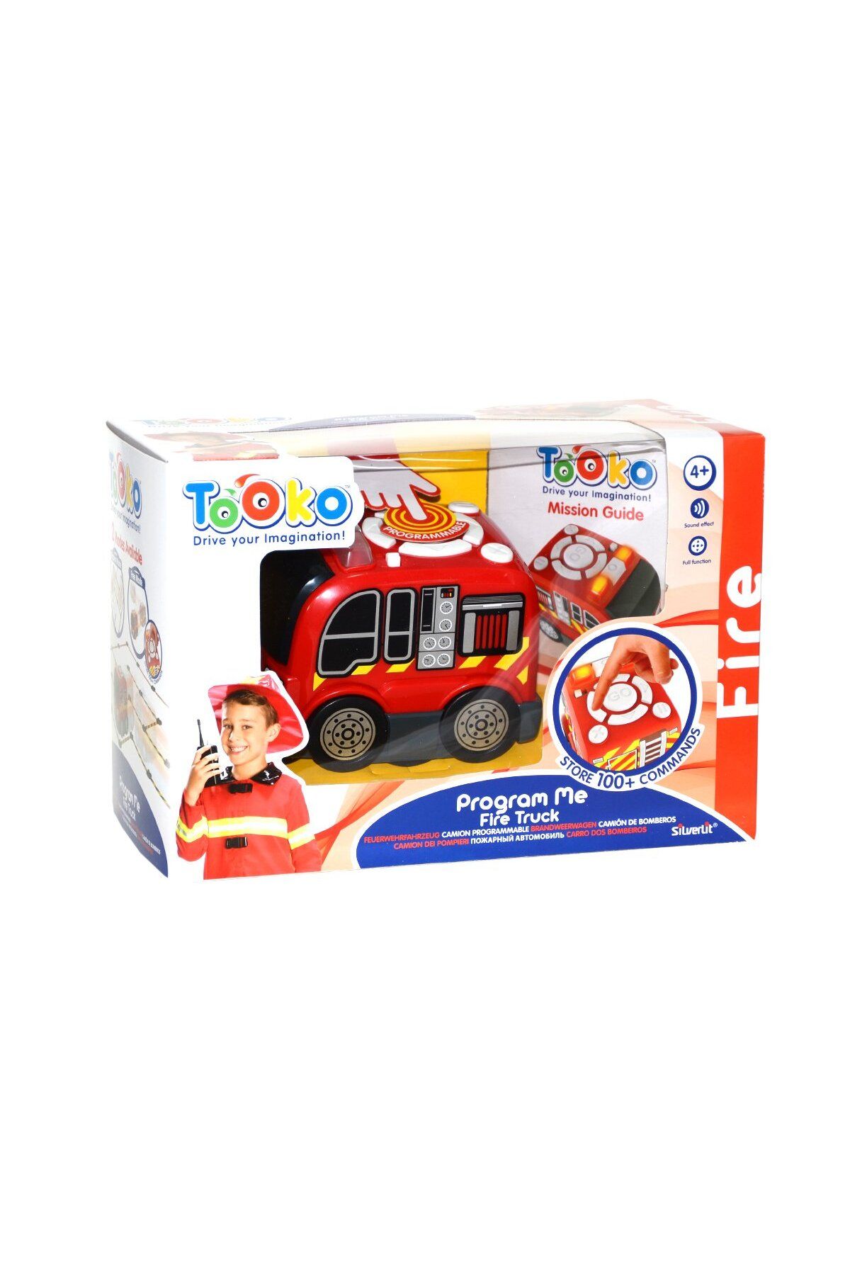 NECO TOYS SIL/81470 Silverlit Tooko Programlanabilen İtfaiye Aracı Oyun Seti