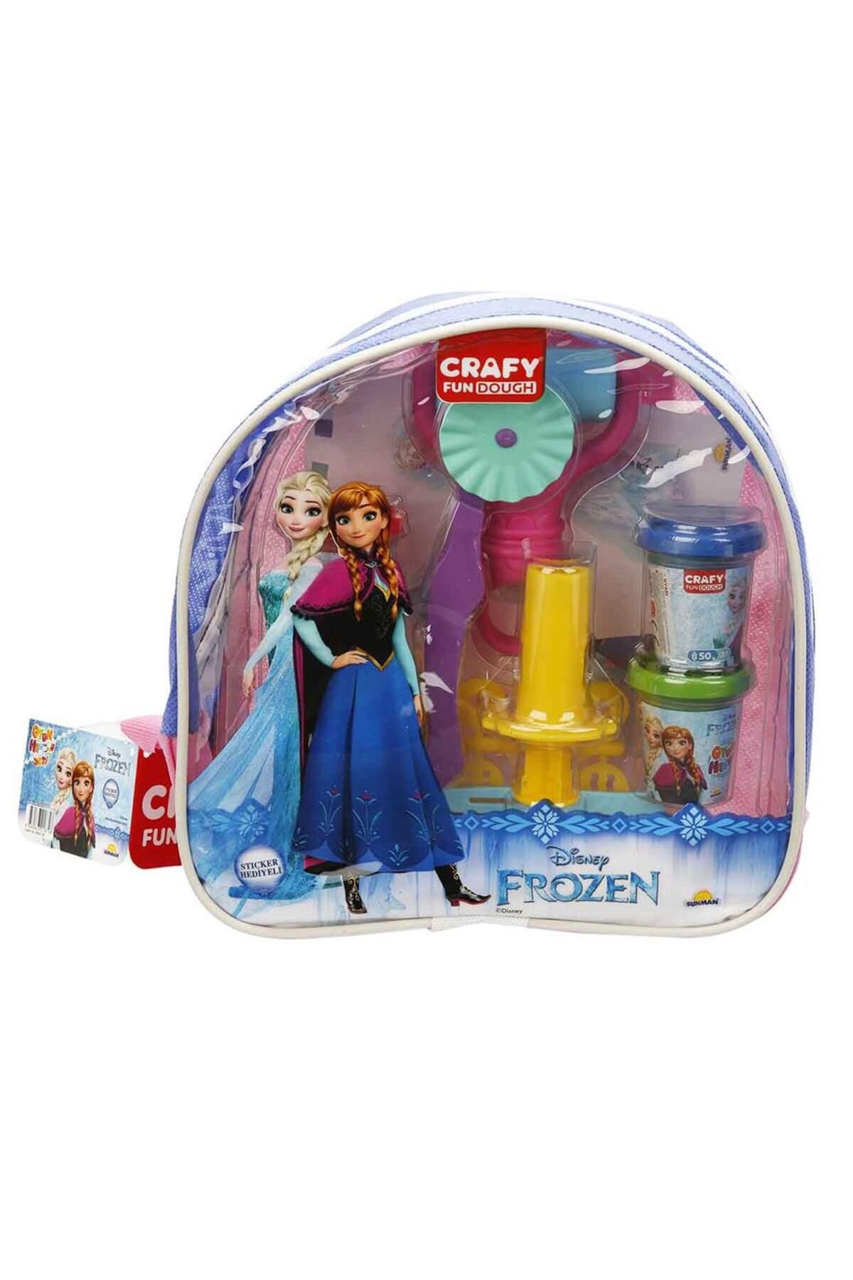 Sunman S00001879 FROZEN OYUN HAMUR SETİ SIRT ÇANTALI -SUN