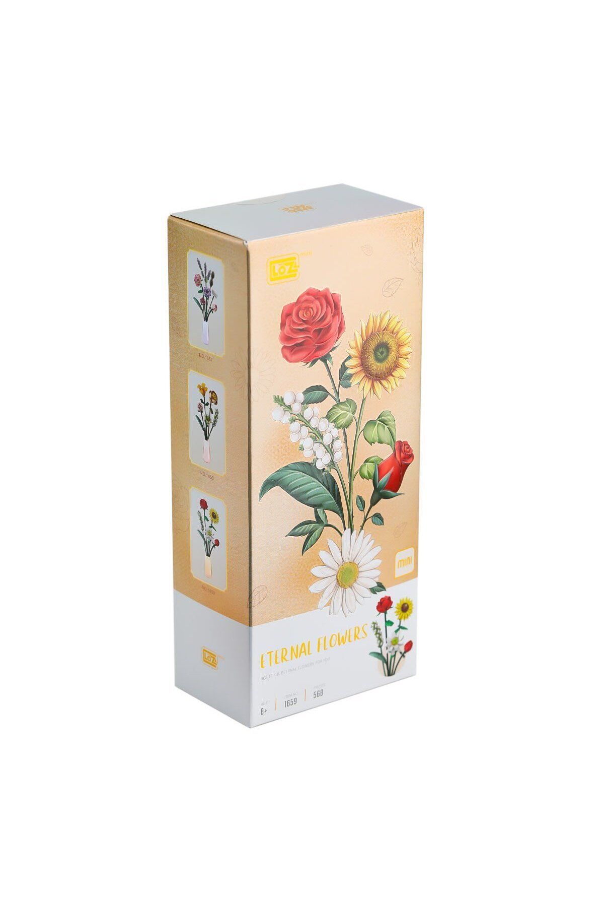 Vagon LZ1659 LOZ Çiçek Blokları 568 Parça -Vagon life