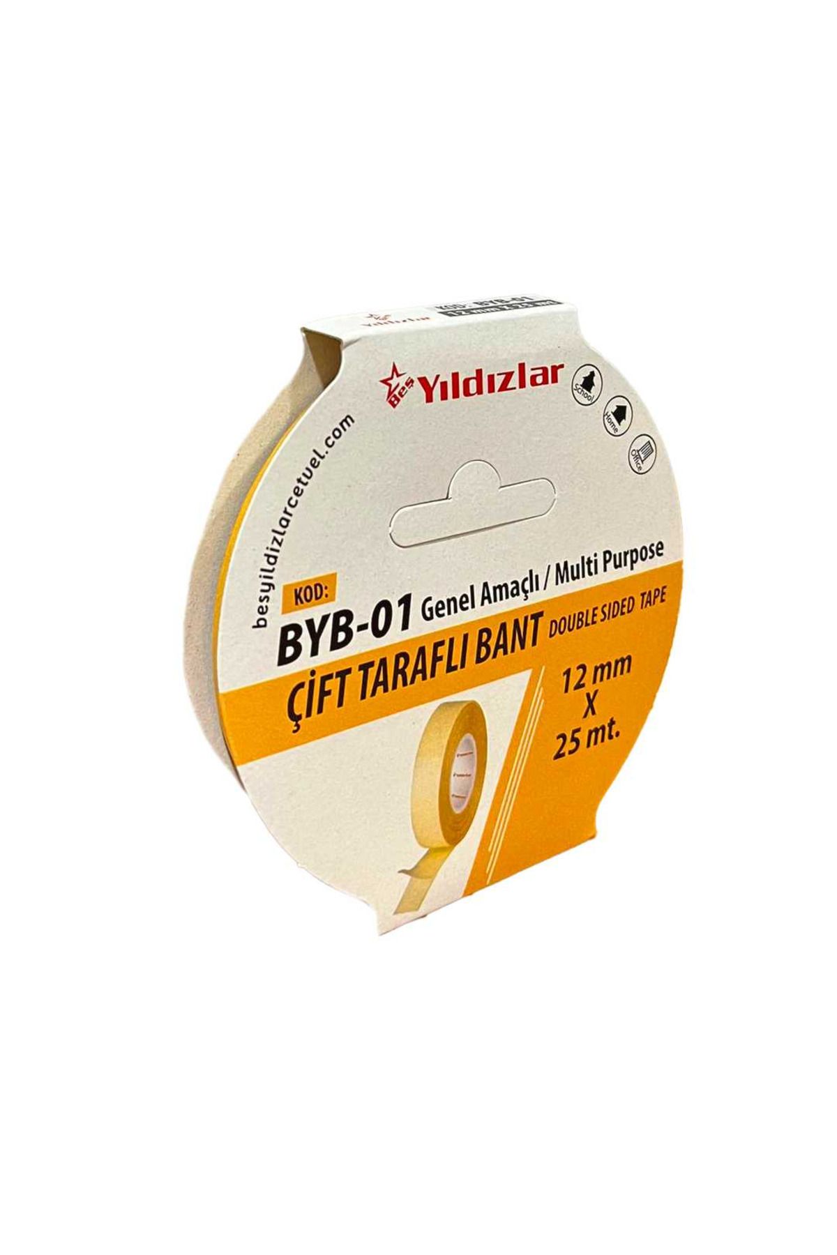 Yıldızlar ÇİFT TARAFLI FİLMİK BANT 12x25 MT BYB-01