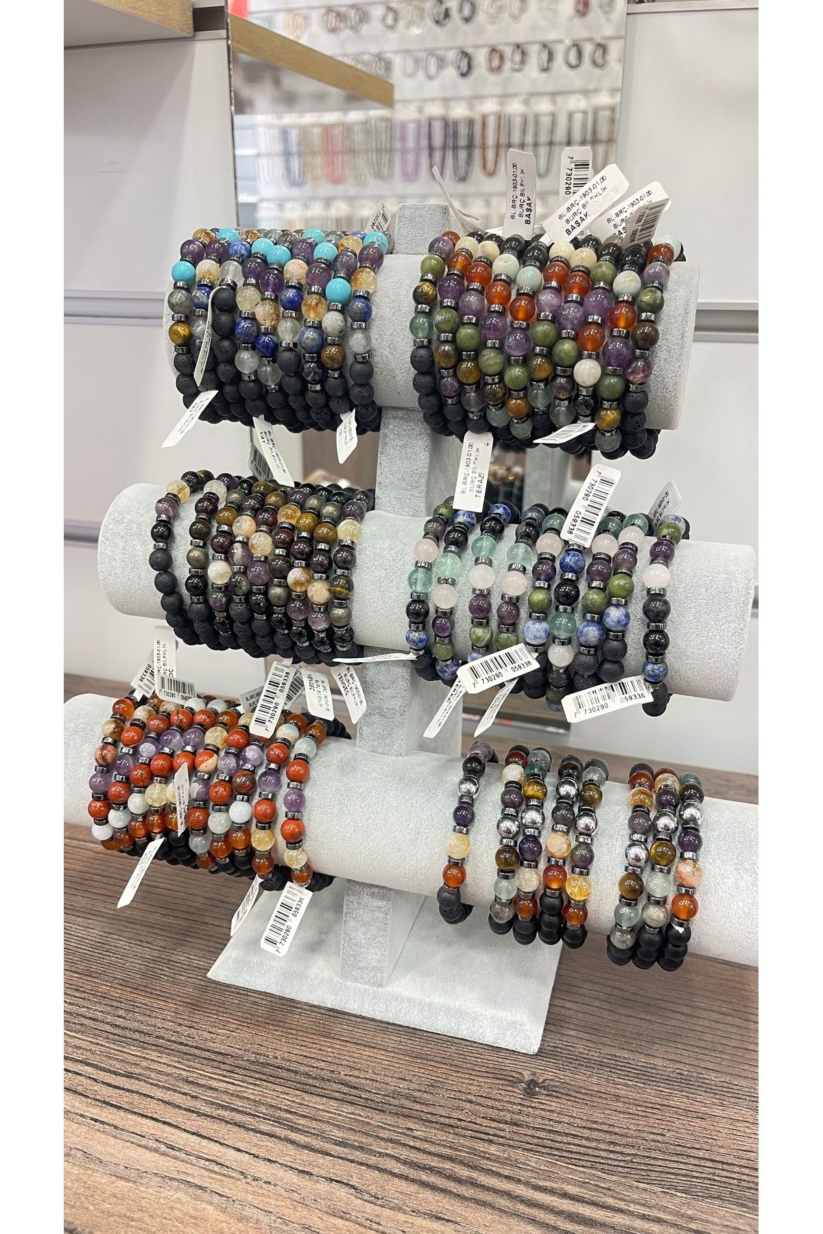AURA STONE Doğaltaş Burç Bileklikleri