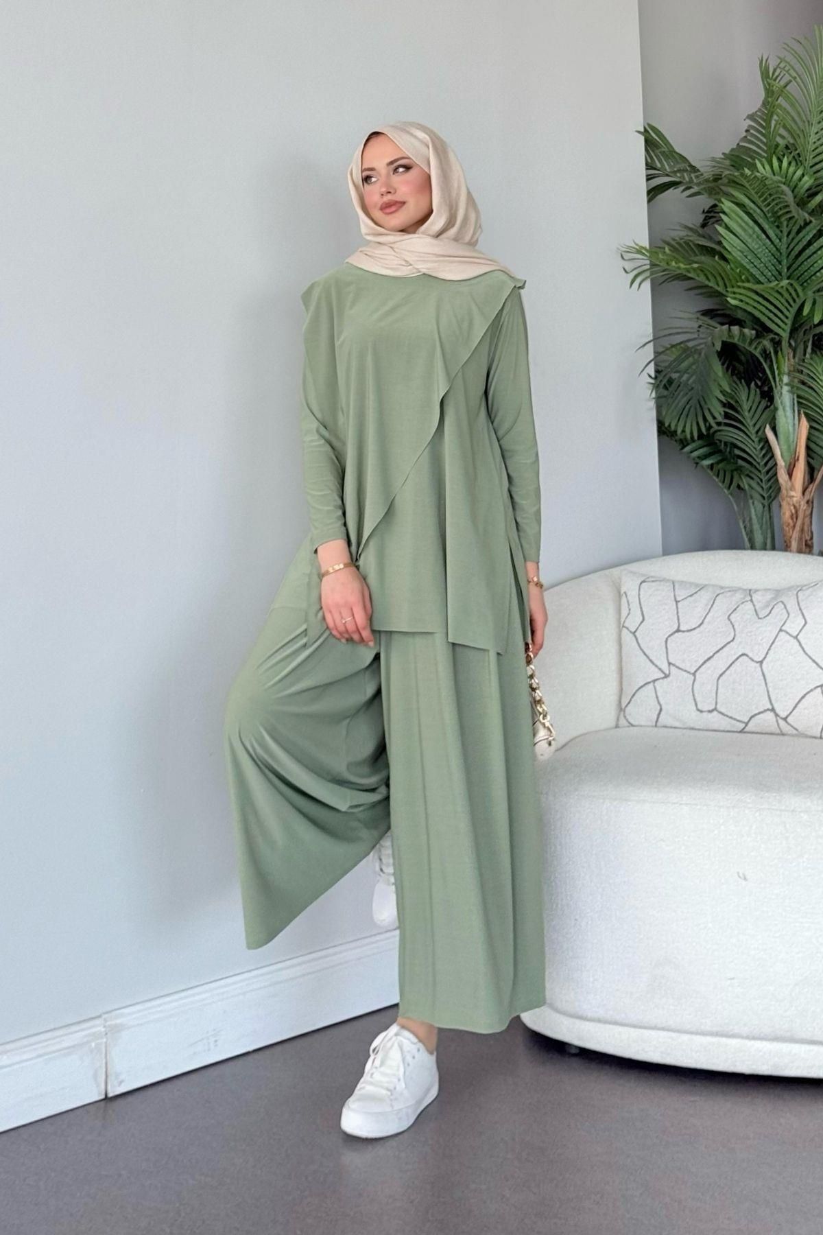 HAZA MODA Katar Sandy Takım Mint